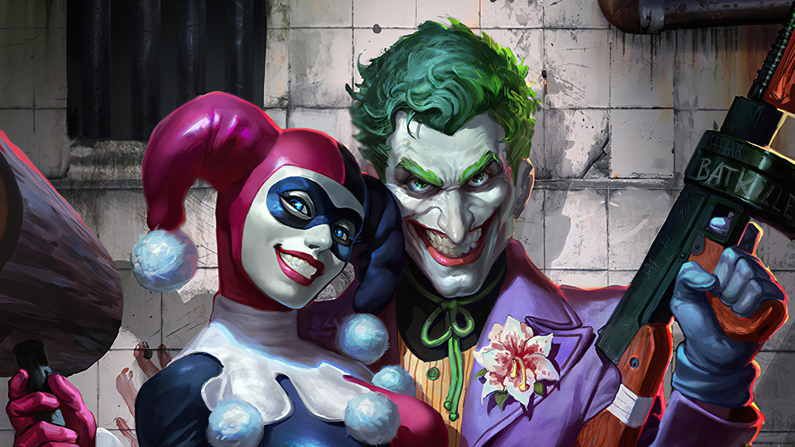 Free download wallpaper Joker, Comics, Harley Quinn, Dc Comics on your PC desktop