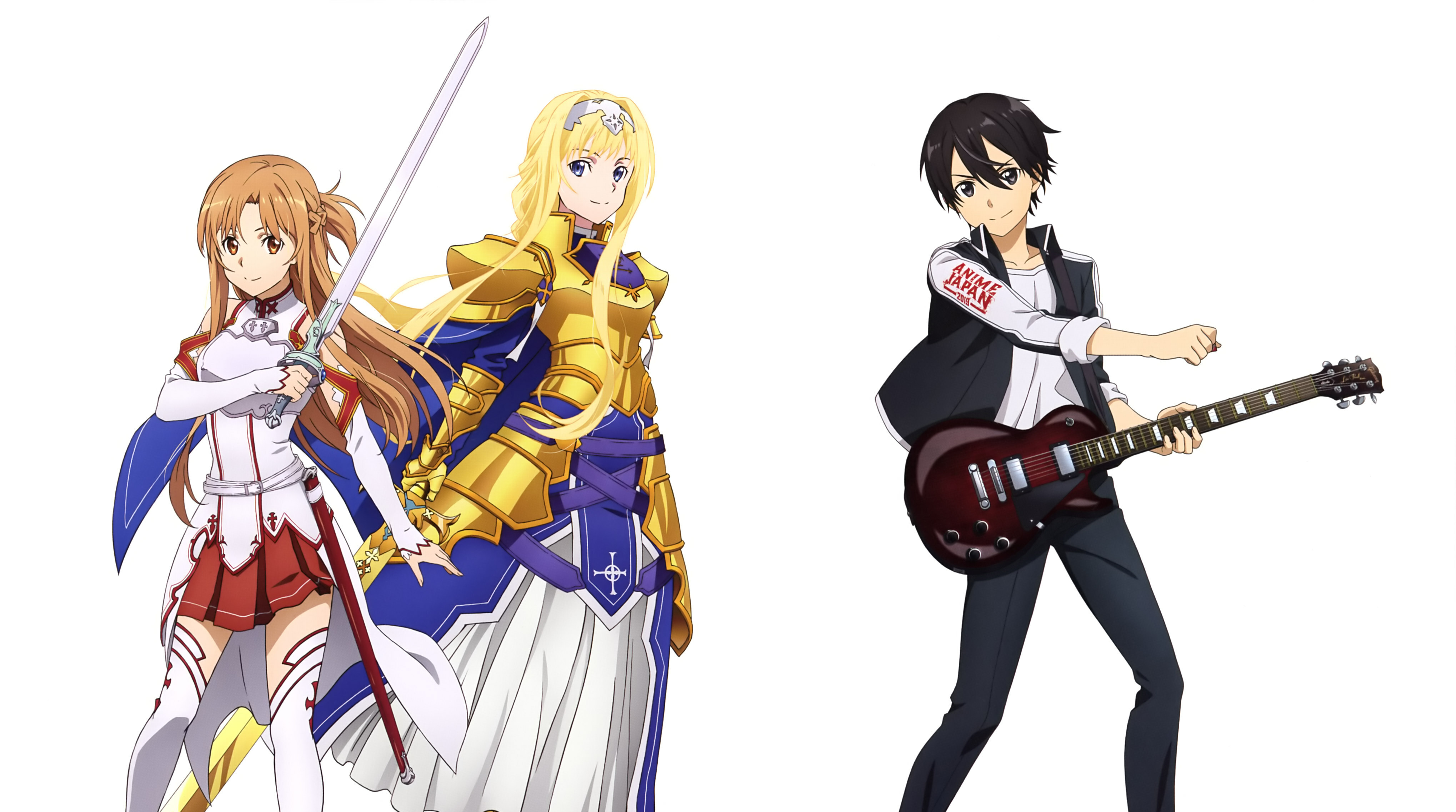Laden Sie das Animes, Asuna Yuuki, Sword Art Online, Kirito (Schwertkunst Online), Kazuto Kirigaya, Alice Zuberg, Schwertkunst Online: Alicization-Bild kostenlos auf Ihren PC-Desktop herunter