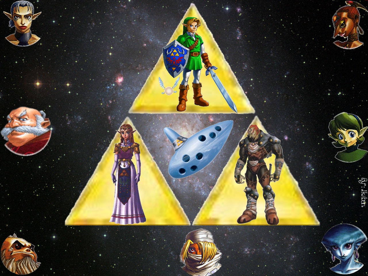 video game, darunia (the legend of zelda), ganondorf, impa (the legend of zelda), link, nabooru (the legend of zelda), rauru (the legend of zelda), ruto (the legend of zelda), saria (the legend of zelda), sheik (the legend of zelda), zelda, the legend of zelda: ocarina of time
