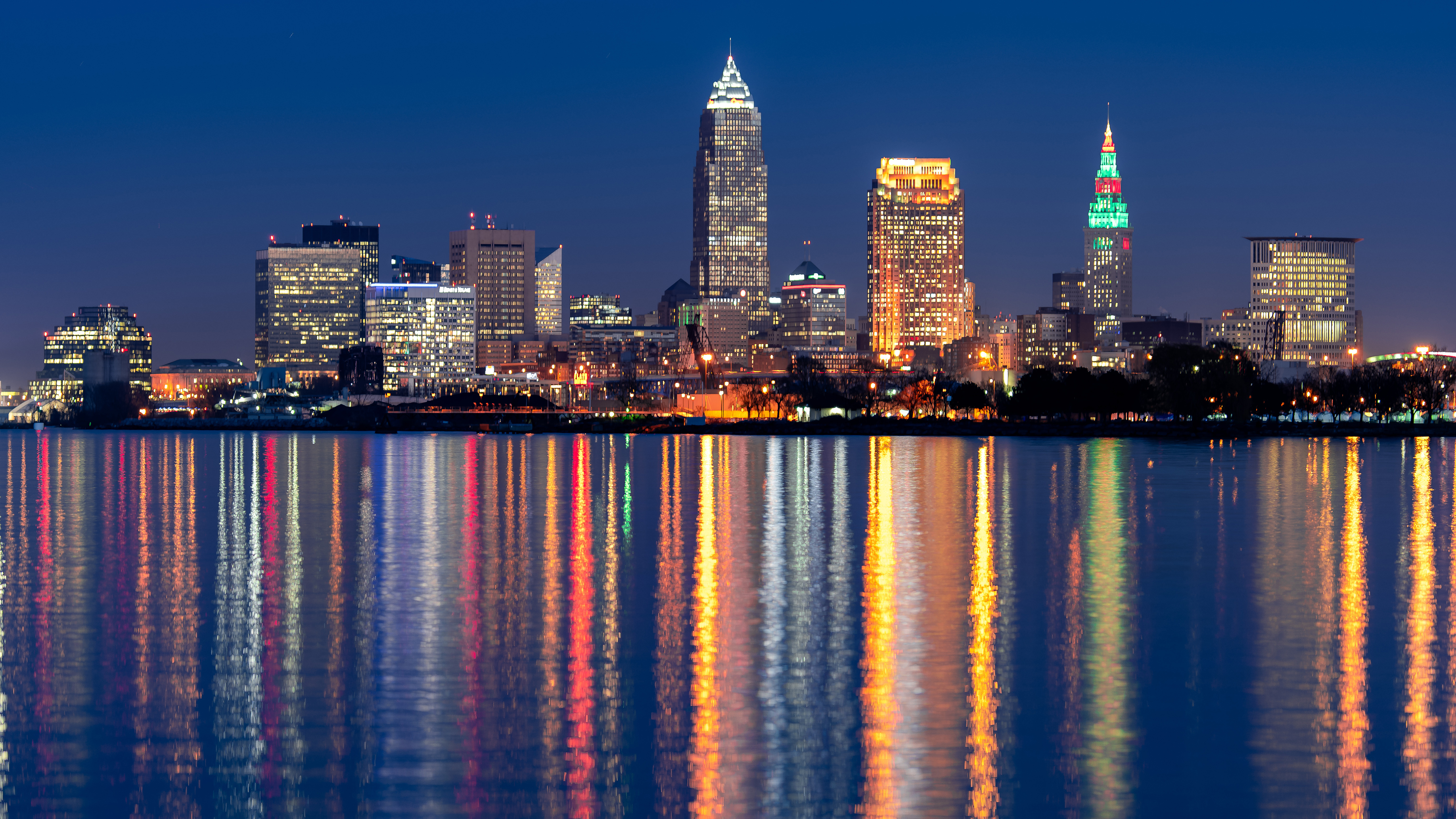 man made, cleveland, cityscape, cities
