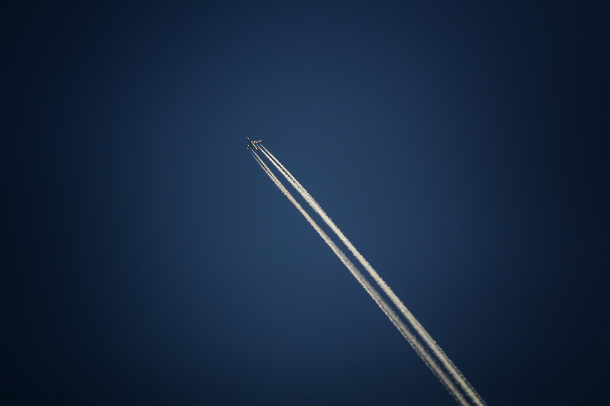 Скачать обои бесплатно Небо, Самолет, Транспортные Средства, Пассажирский Самолет картинка на рабочий стол ПК