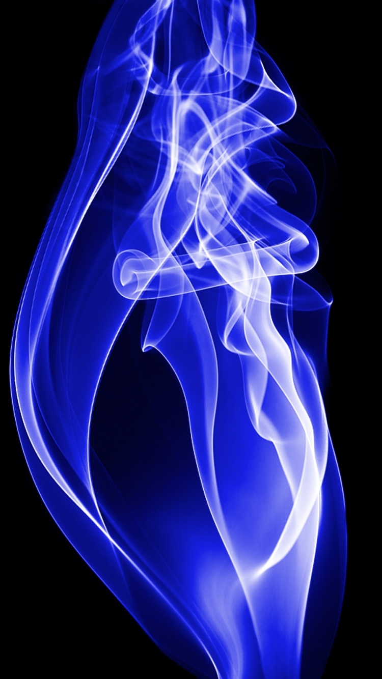 abstract, blue, pattern, smoke, plasma