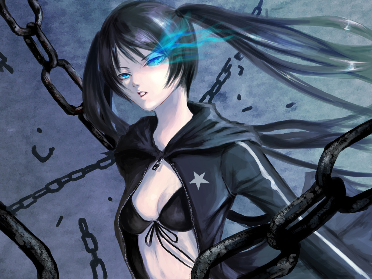 Téléchargez des papiers peints mobile Black Rock Shooter, Animé gratuitement.