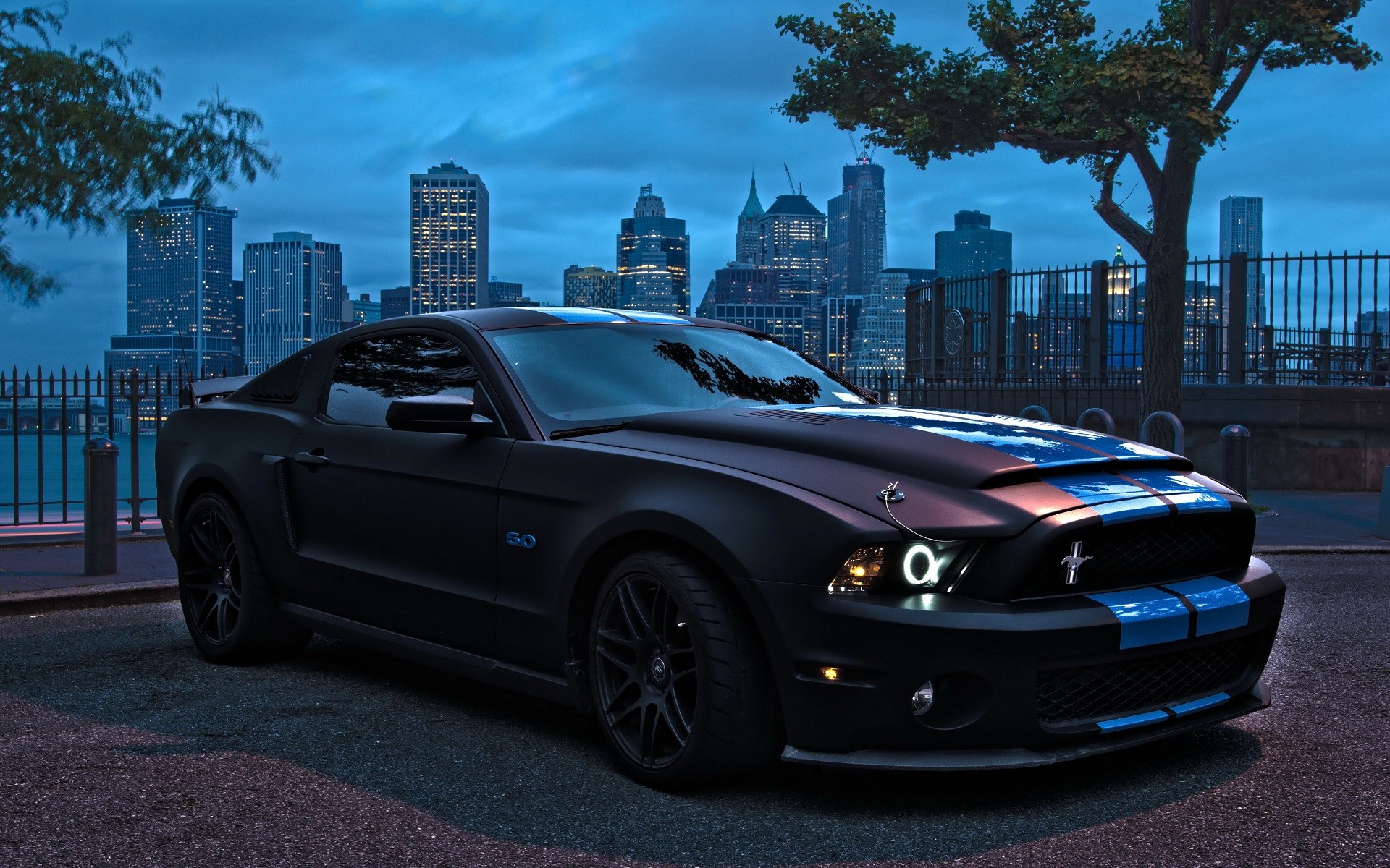 Download mobile wallpaper Car, Ford Mustang, Vehicles, Black Car for free.