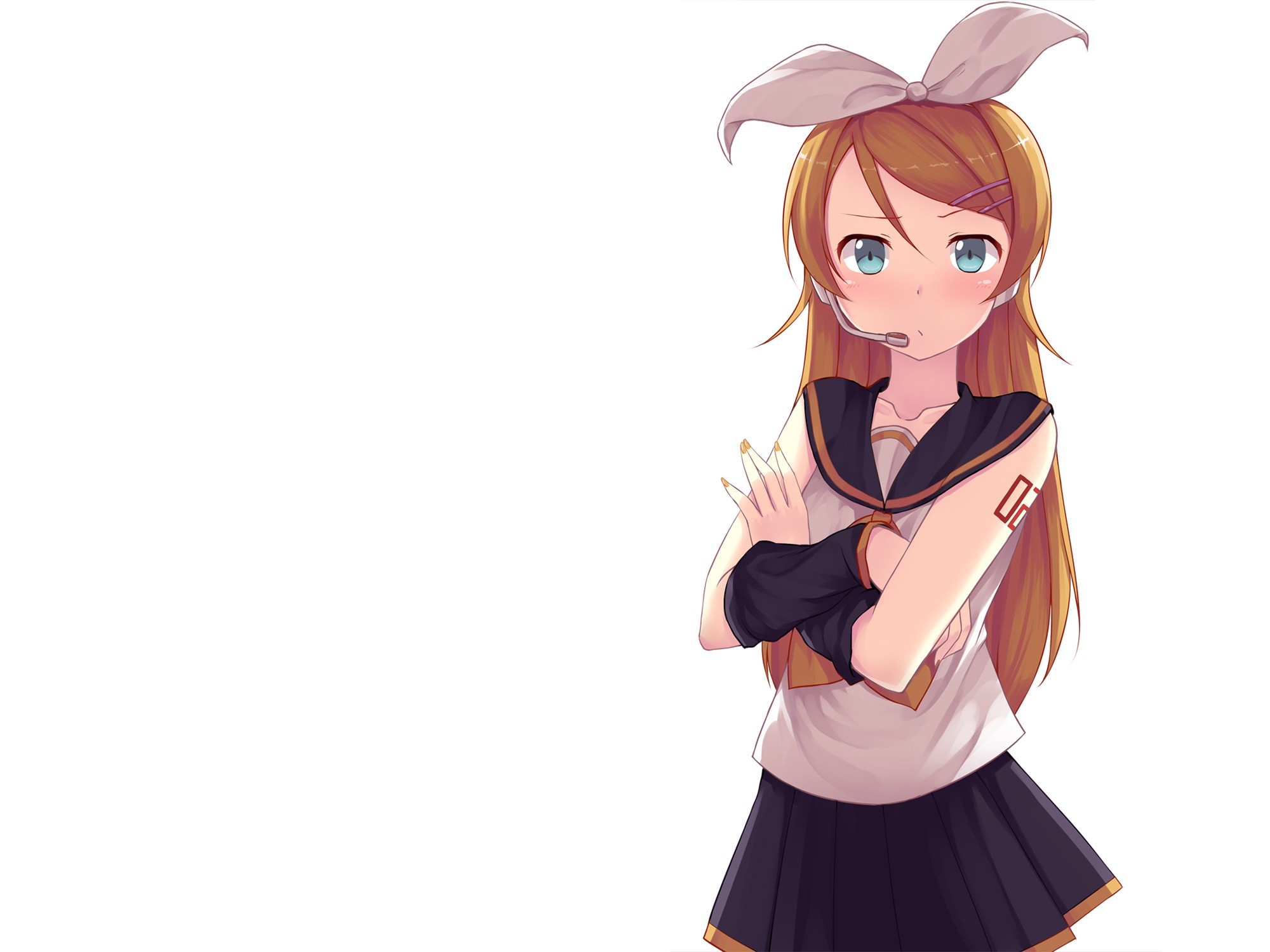 Laden Sie das Vocaloid, Animes, Rin Kagamine-Bild kostenlos auf Ihren PC-Desktop herunter