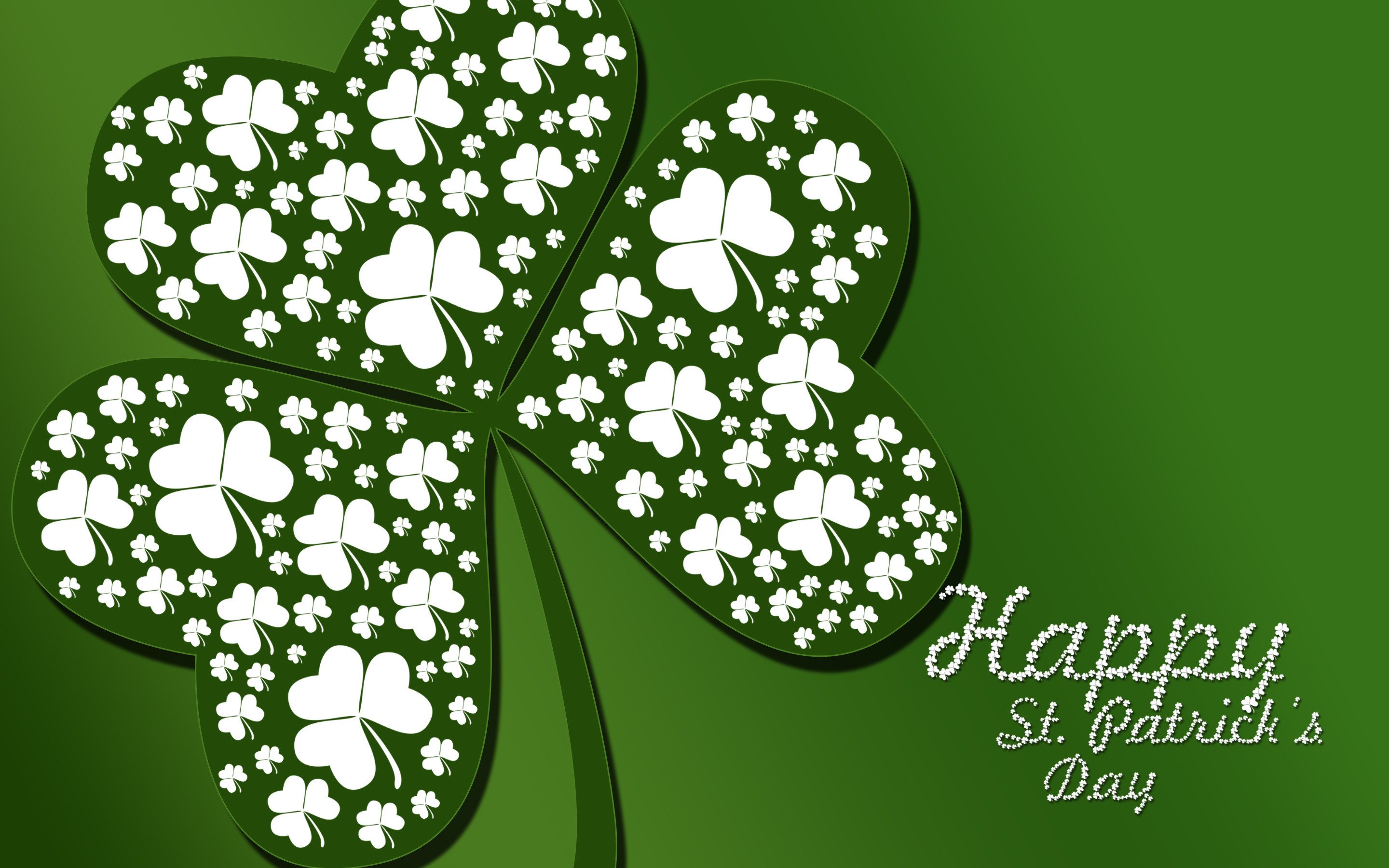 Free download wallpaper Holiday, Clover, St Patrick's Day on your PC desktop