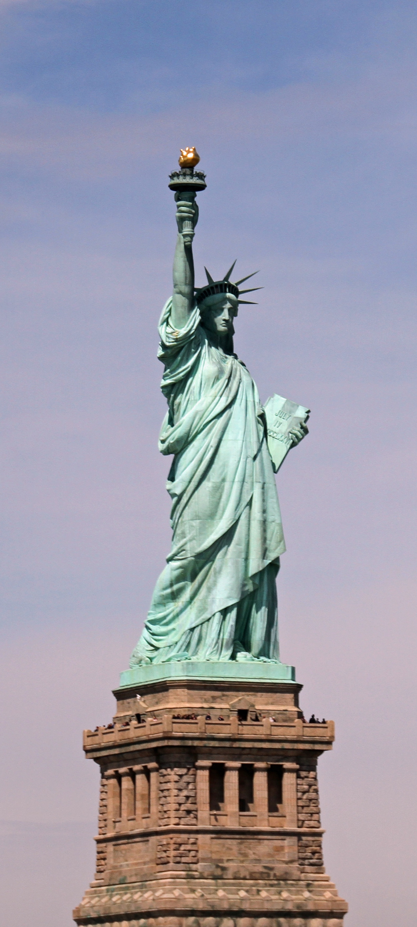 Download mobile wallpaper Statue Of Liberty, Usa, New York, Monument, Man Made for free.