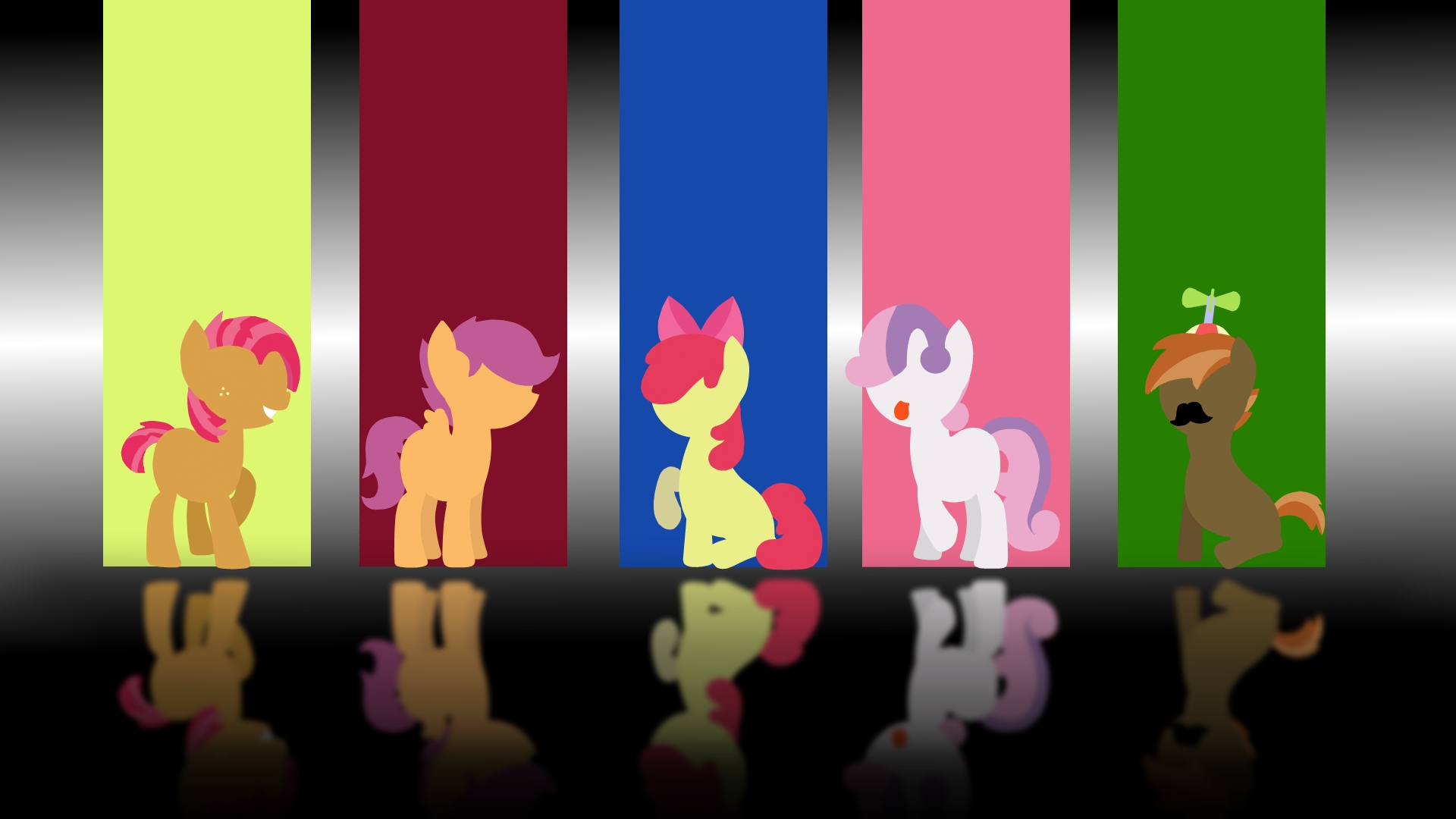 tv show, my little pony: friendship is magic, apple bloom, button mash, my little pony, scootaloo (my little pony), sweetie belle, vector