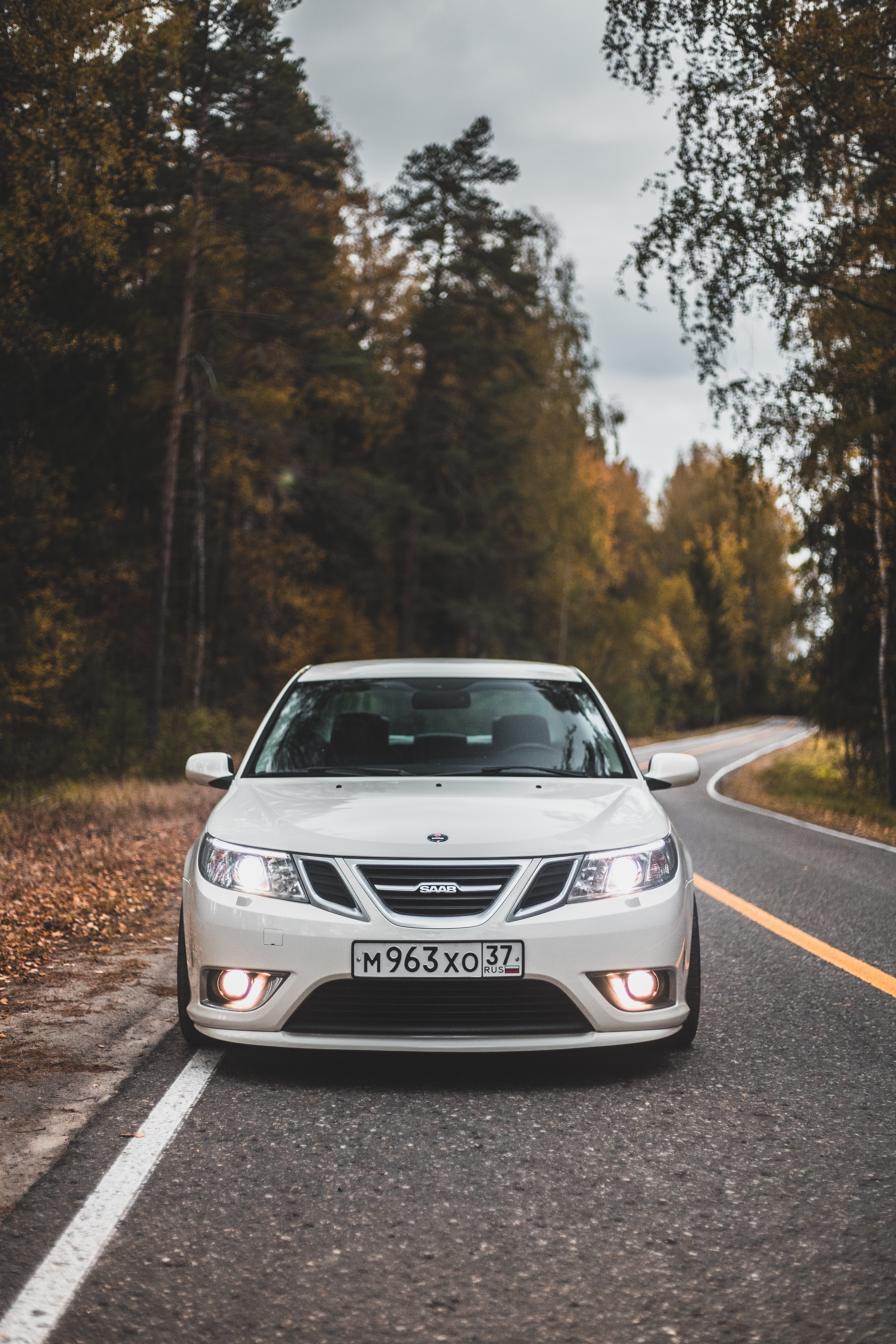 Download mobile wallpaper Saab 9 2X, Saab, Road, Machine, Car, Front View, Cars for free.