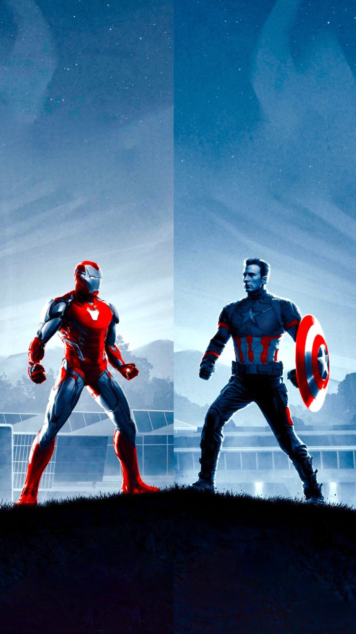 Download mobile wallpaper Iron Man, Captain America, Avengers, Movie, The Avengers, Avengers Endgame for free.