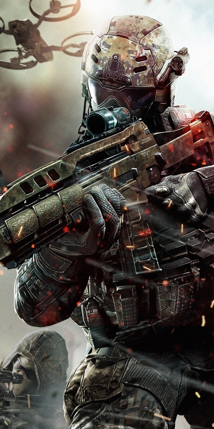 Download mobile wallpaper Weapon, Soldier, Call Of Duty, Video Game, Assault Rifle, Call Of Duty: Black Ops Iii, Call Of Duty: Black Ops Ii for free.