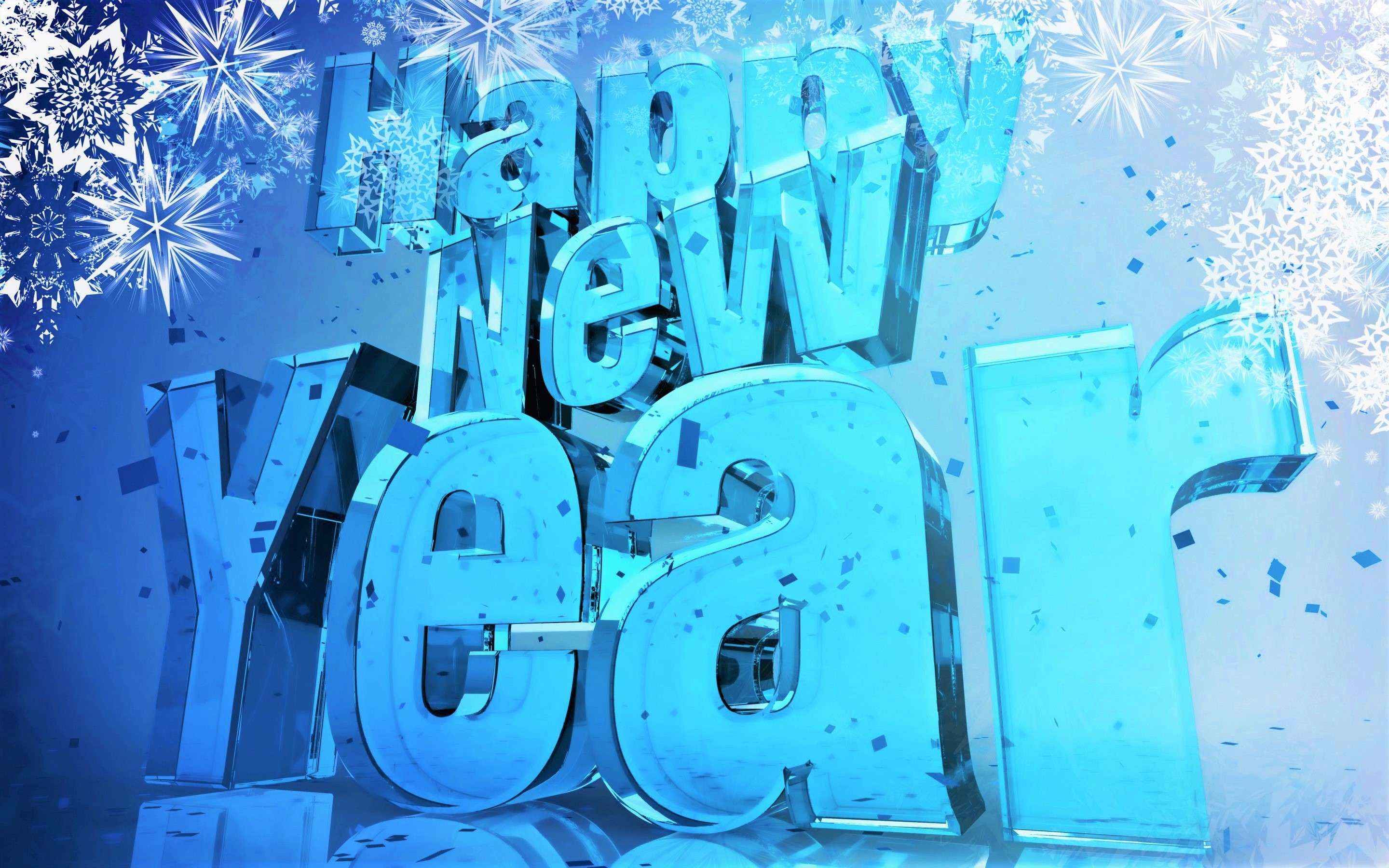 Laden Sie das Feiertage, Neujahr, Schnee, Frohes Neues Jahr-Bild kostenlos auf Ihren PC-Desktop herunter