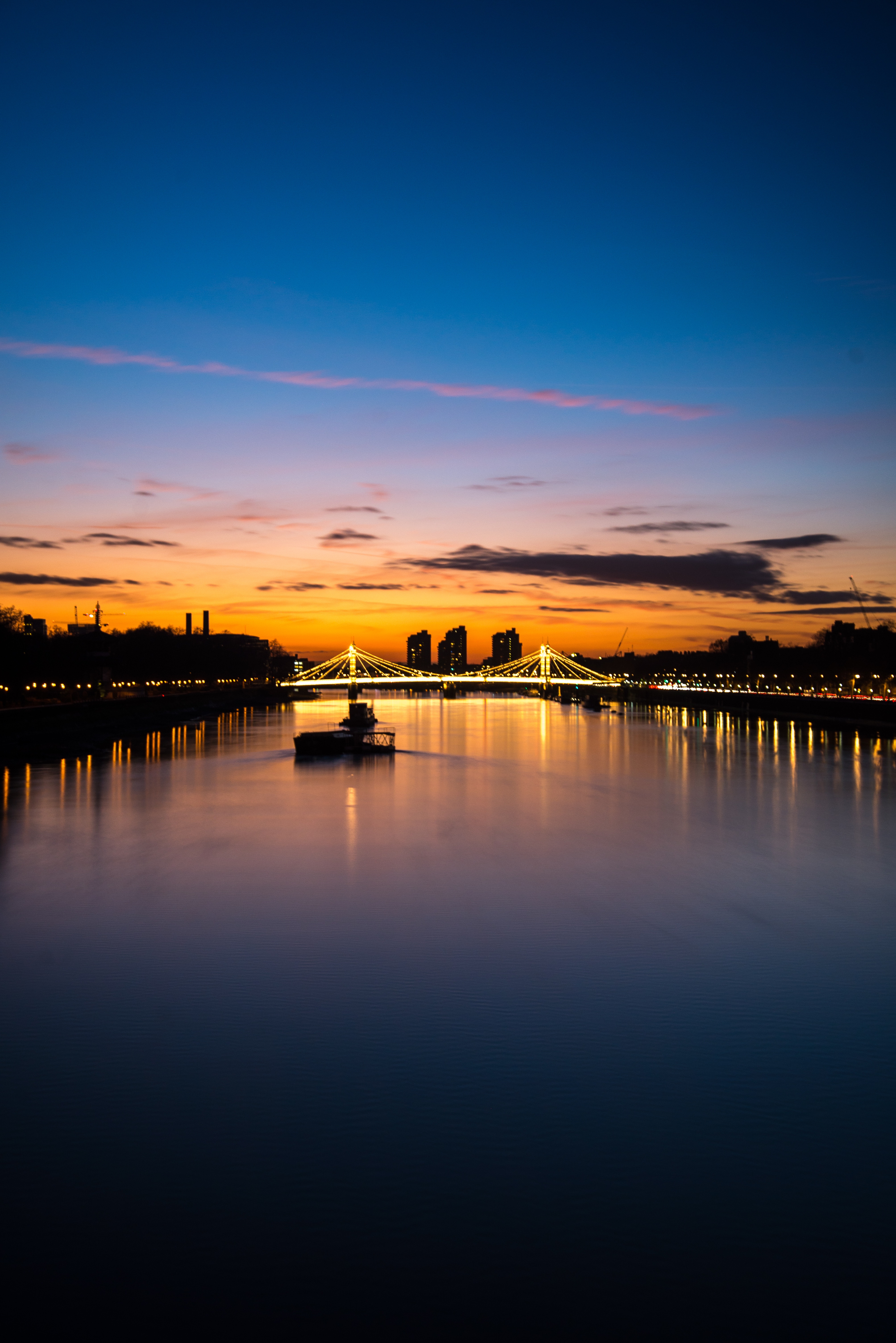 city lights, london, cities, rivers, night city, bridge desktop HD wallpaper