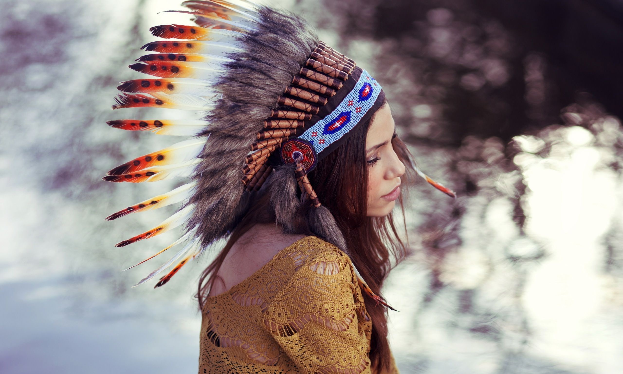 Download mobile wallpaper Women, Native American for free.