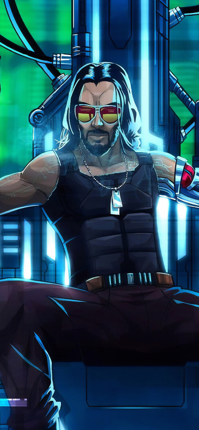Download mobile wallpaper Keanu Reeves, Video Game, Cyberpunk 2077 for free.