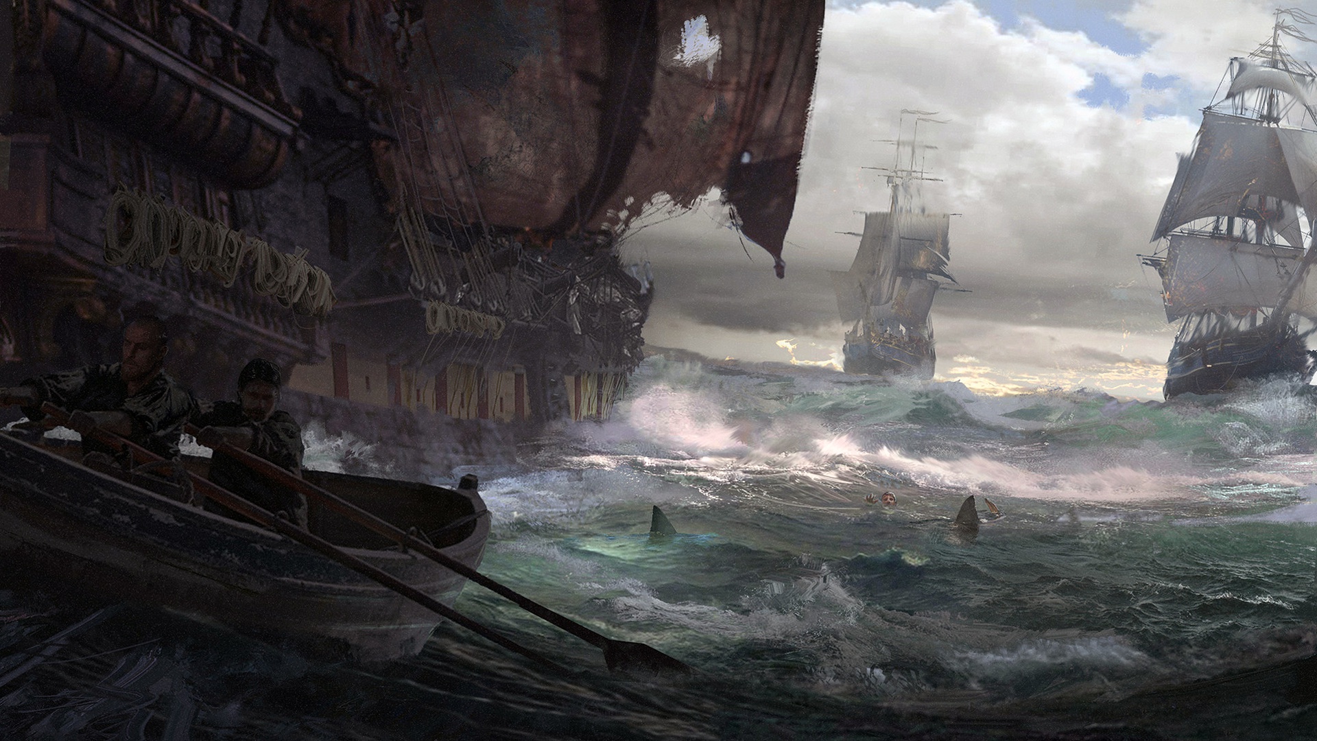 Free download wallpaper Fantasy, Ship on your PC desktop