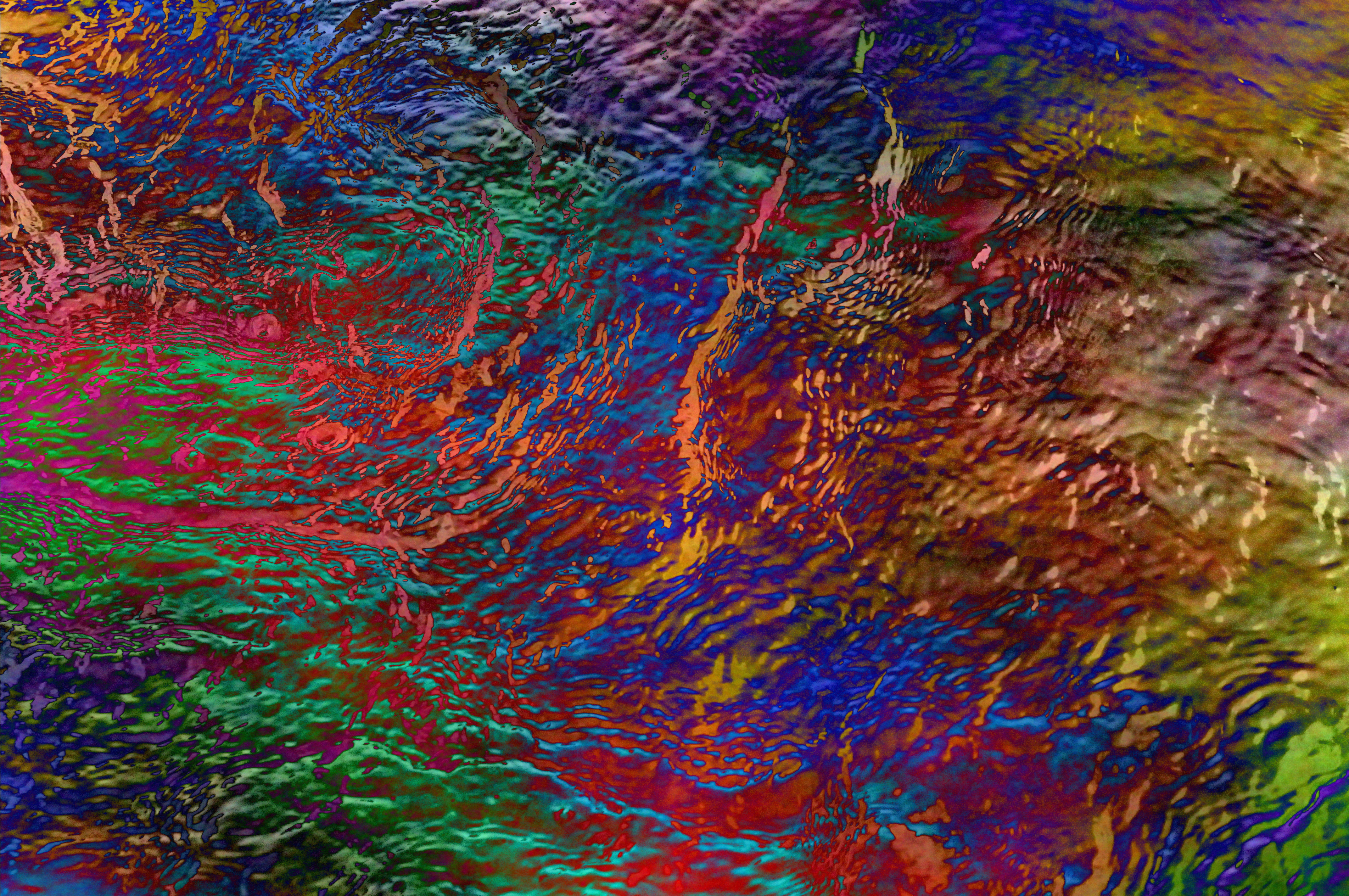 Free download wallpaper Abstract, Water, Glare, Motley, Multicolored, Liquid on your PC desktop