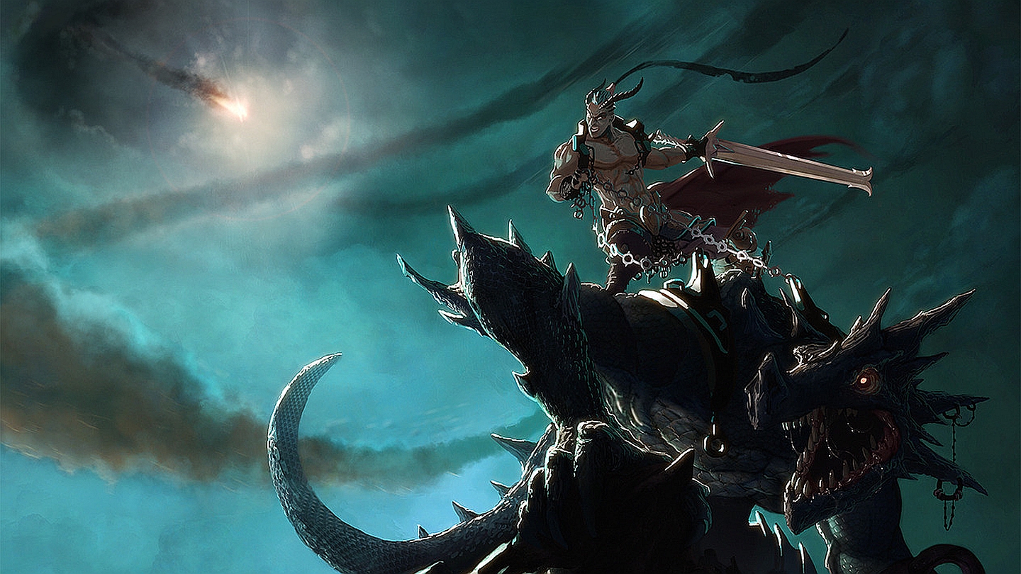 Free download wallpaper Fantasy, Warrior on your PC desktop