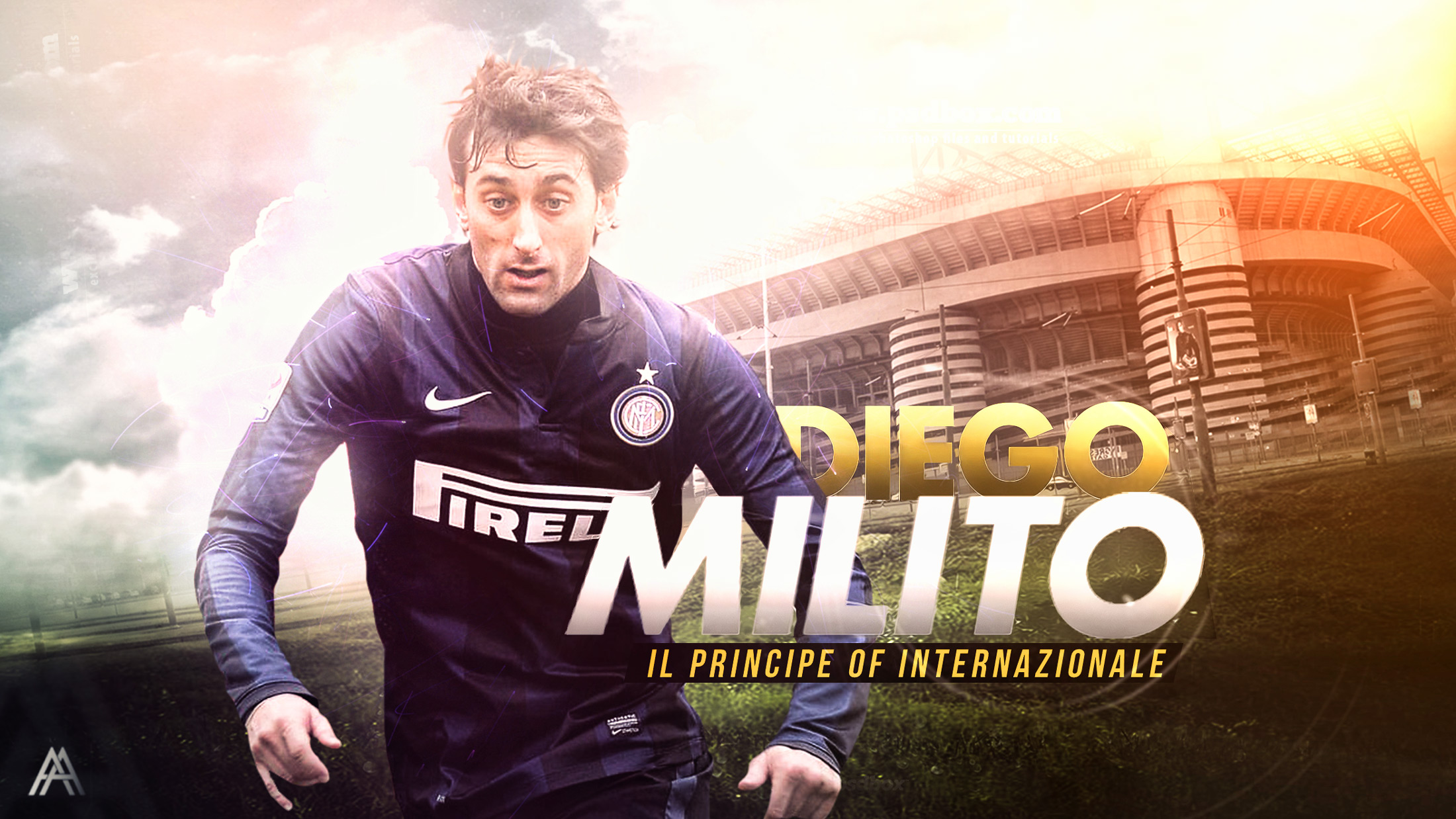 Descarga gratuita de fondo de pantalla para móvil de Fútbol, Deporte, Inter De Milán, Diego Milito.