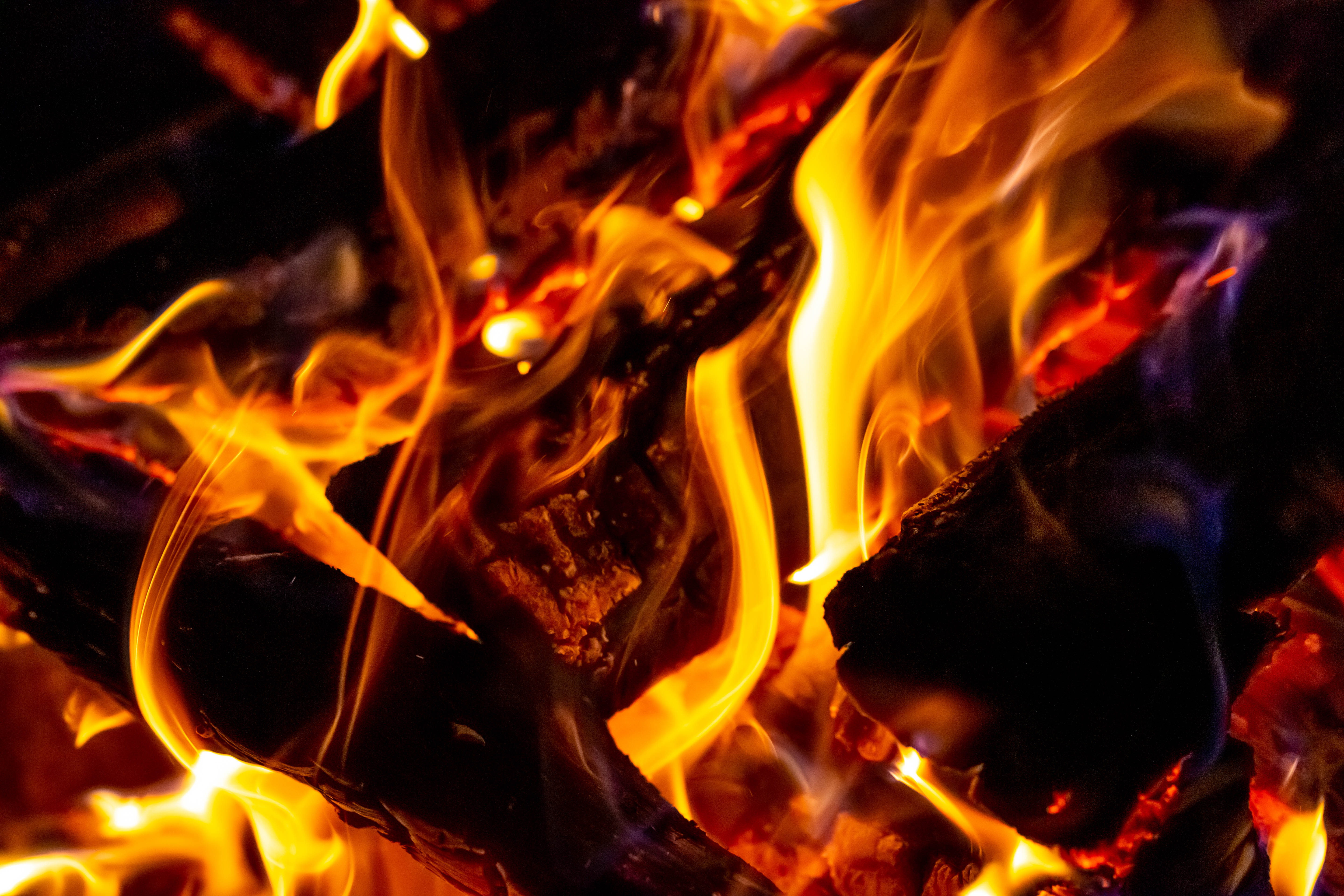 51133 télécharger l'image feu, bonfire, divers, bois de chauffage, bois à brûler, brûlant, flambant - fonds d'écran et économiseurs d'écran gratuits