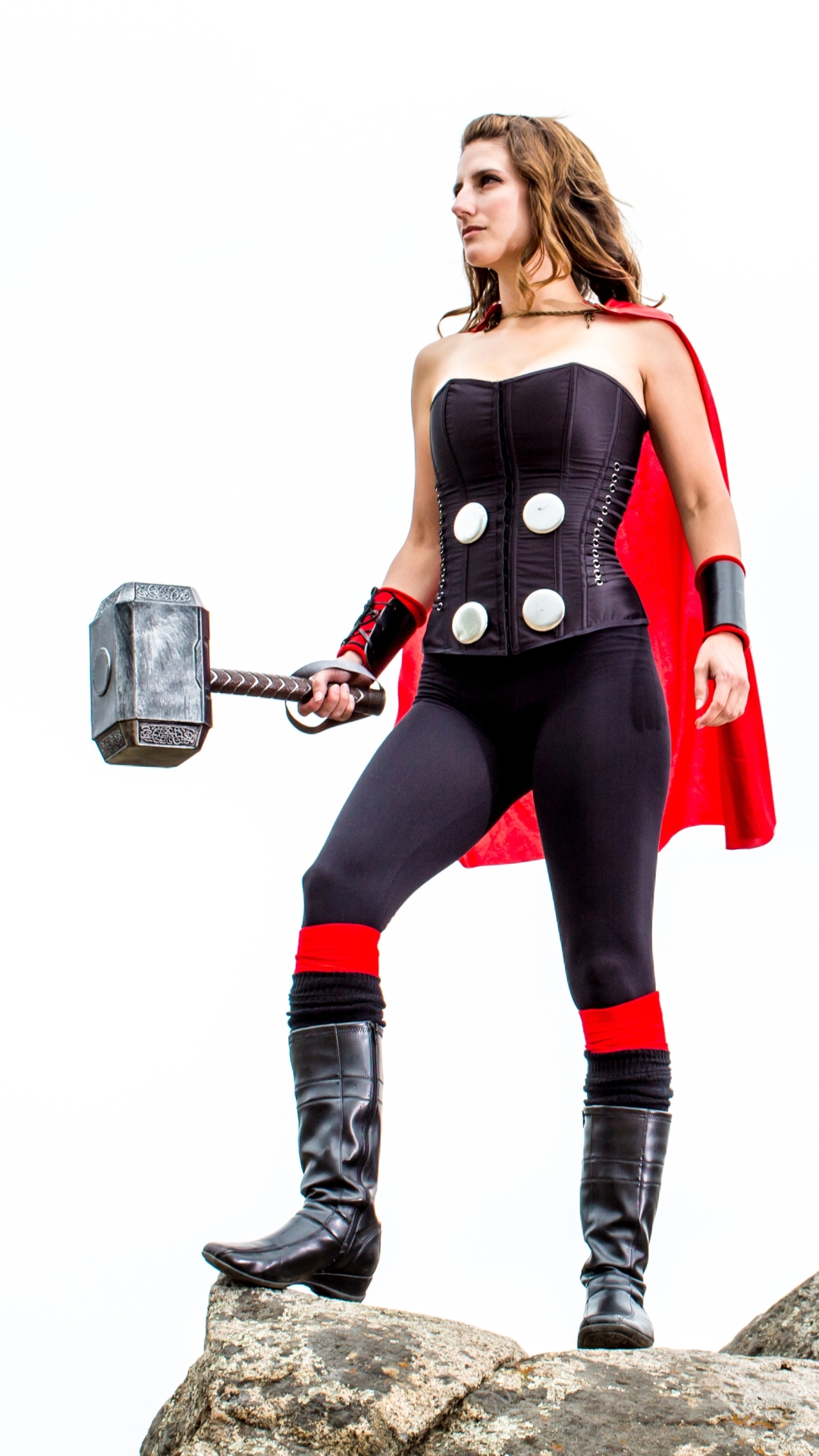 Handy-Wallpaper Frauen, Cosplay, Thor kostenlos herunterladen.