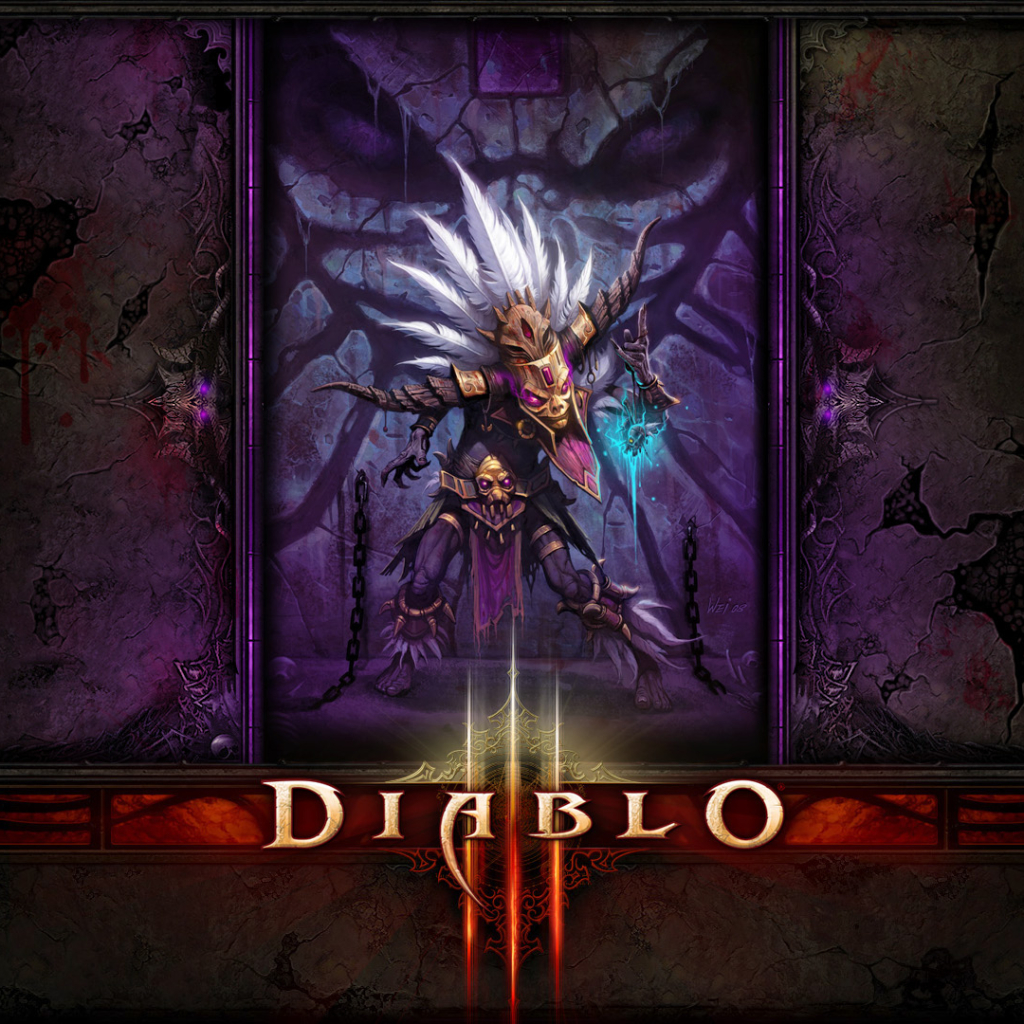 Скачати мобільні шпалери Відеогра, Diablo Iii, Witch Doctor (Diablo Iii), Діабло безкоштовно.