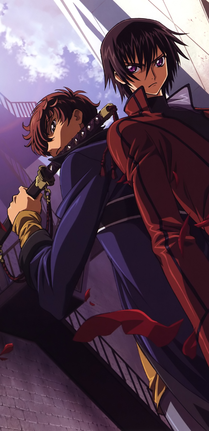 Descarga gratuita de fondo de pantalla para móvil de Animado, Lelouch Lamperouge, Suzaku Kururugi, Code Geass: Lelouch Of The Rebellion.