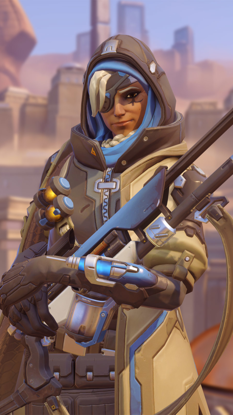 Download mobile wallpaper Overwatch, Video Game, Ana (Overwatch) for free.