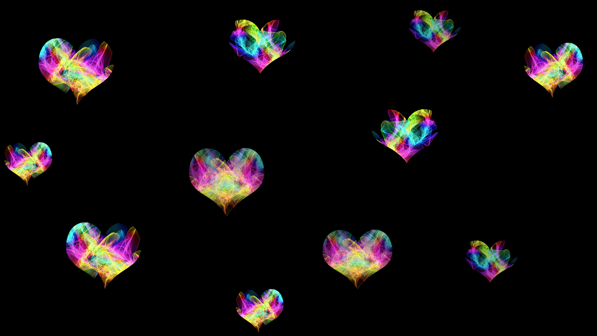 Download mobile wallpaper Colorful, Heart, Artistic, Pastel, Guillochis for free.