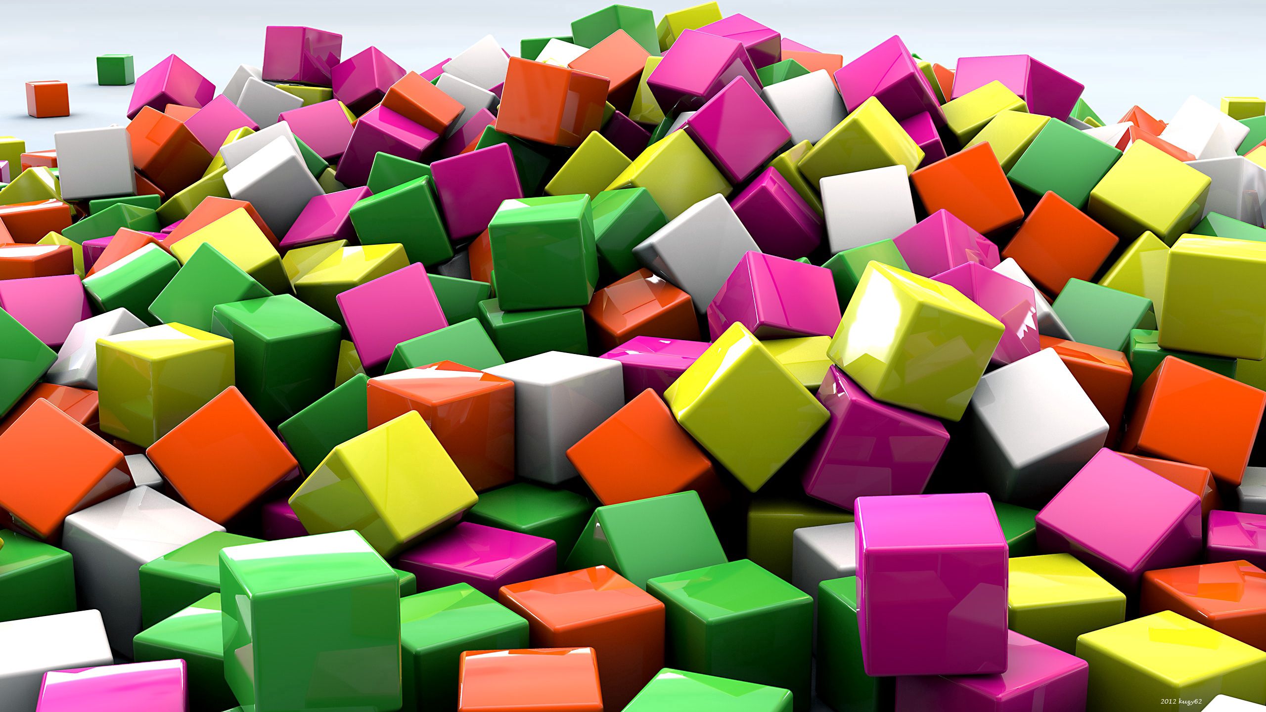 Handy-Wallpaper Cubes, Würfel, 3D, Kunst kostenlos herunterladen.