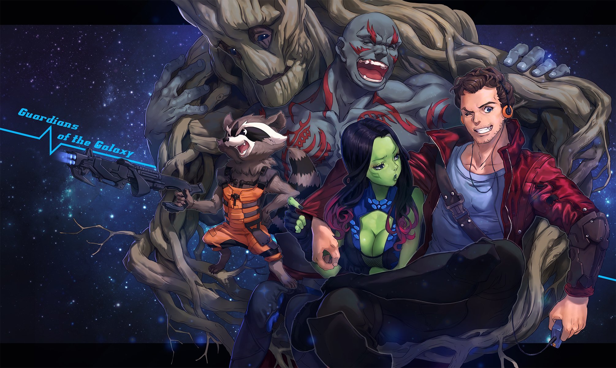 Free download wallpaper Movie, Guardians Of The Galaxy, Rocket Raccoon, Star Lord, Drax The Destroyer, Gamora, Groot, Guardians Of The Galaxy Vol 2 on your PC desktop