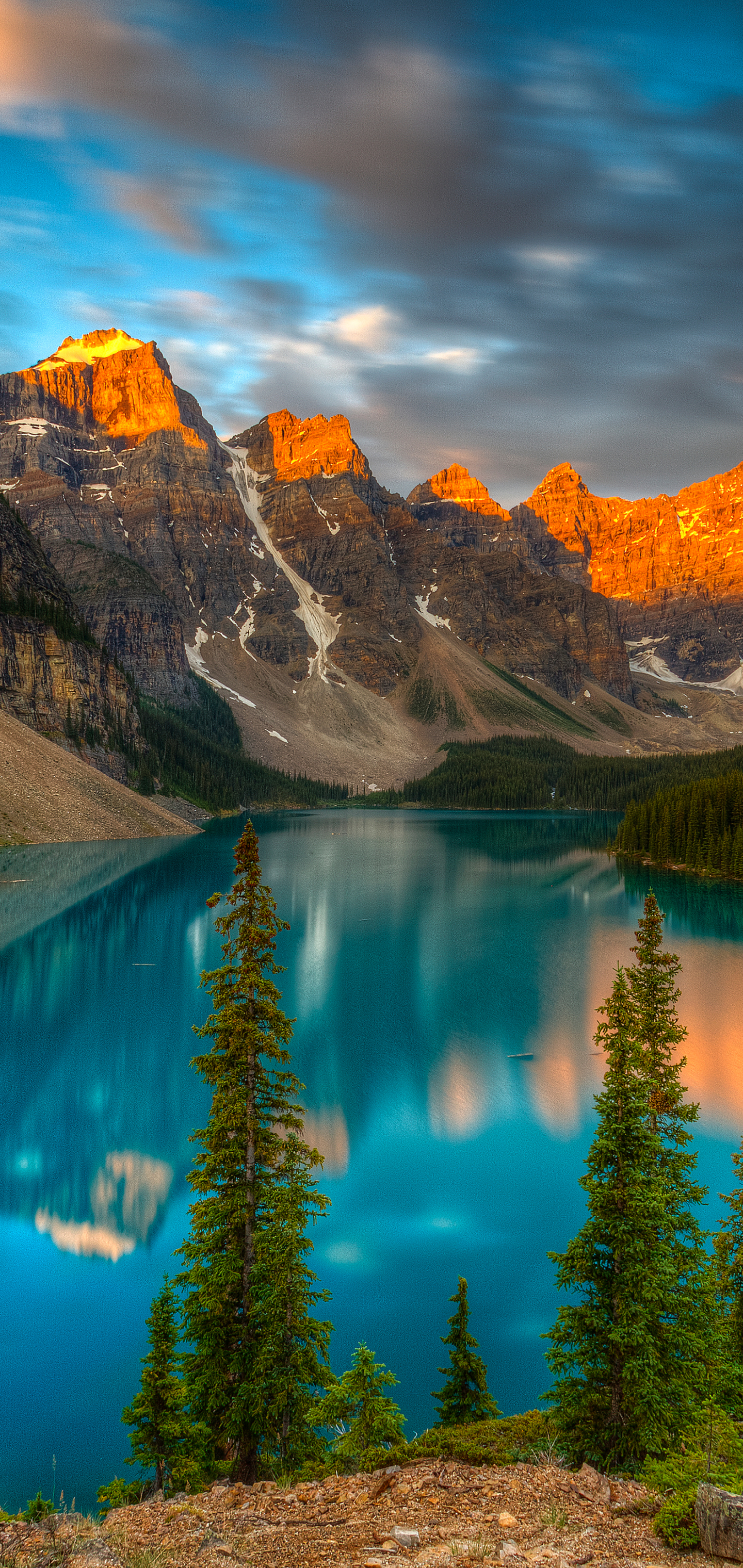 無料モバイル壁紙湖, 山, カナダ, 地球, モレーン湖をダウンロードします。