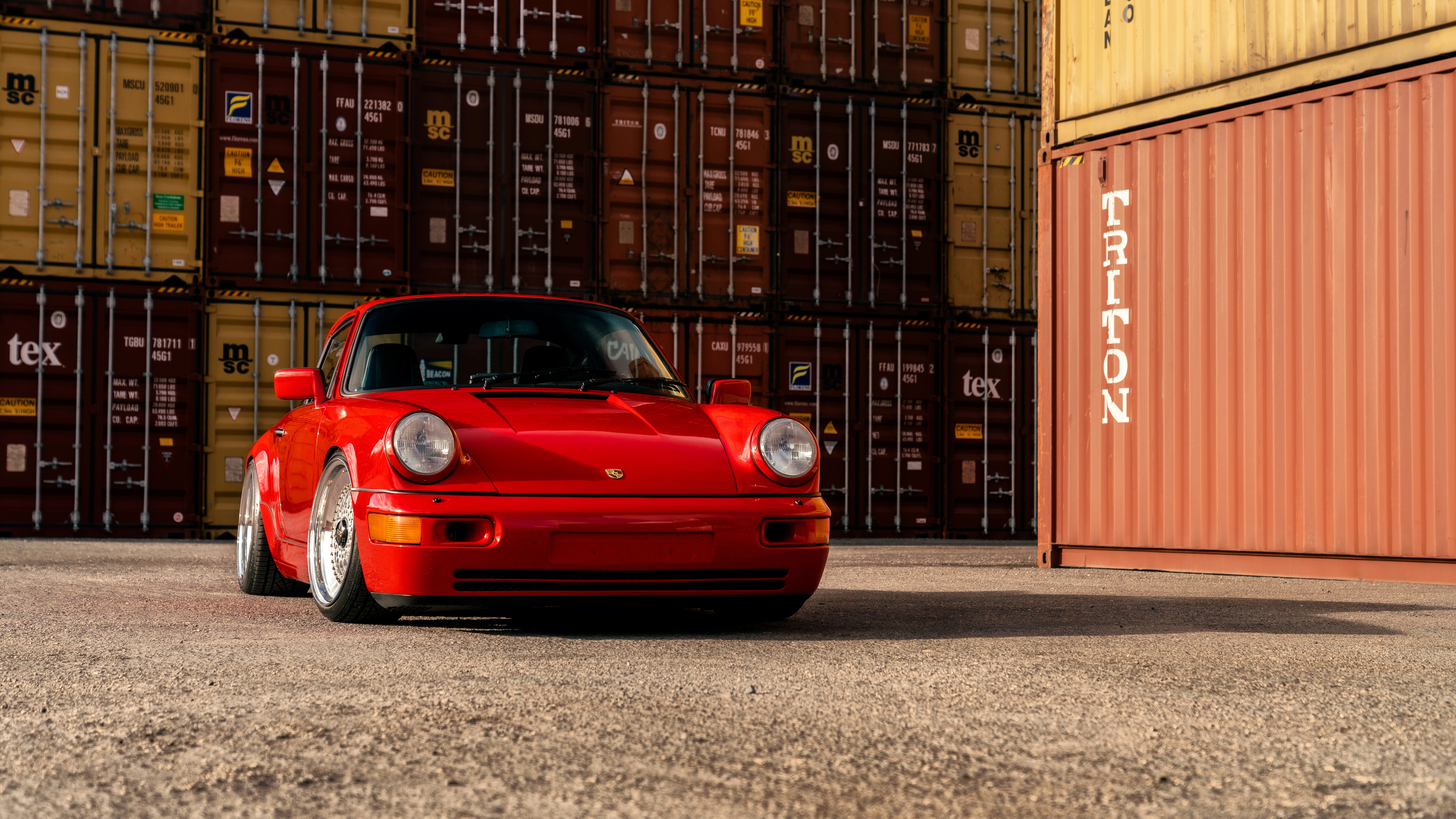 Laden Sie Porsche 964 Turbo HD-Desktop-Hintergründe herunter