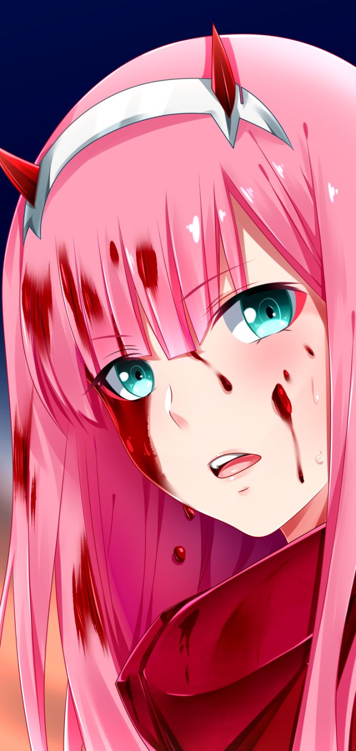 Handy-Wallpaper Animes, Darling In The Franxx, Zero Two (Liebling Im Franxx) kostenlos herunterladen.