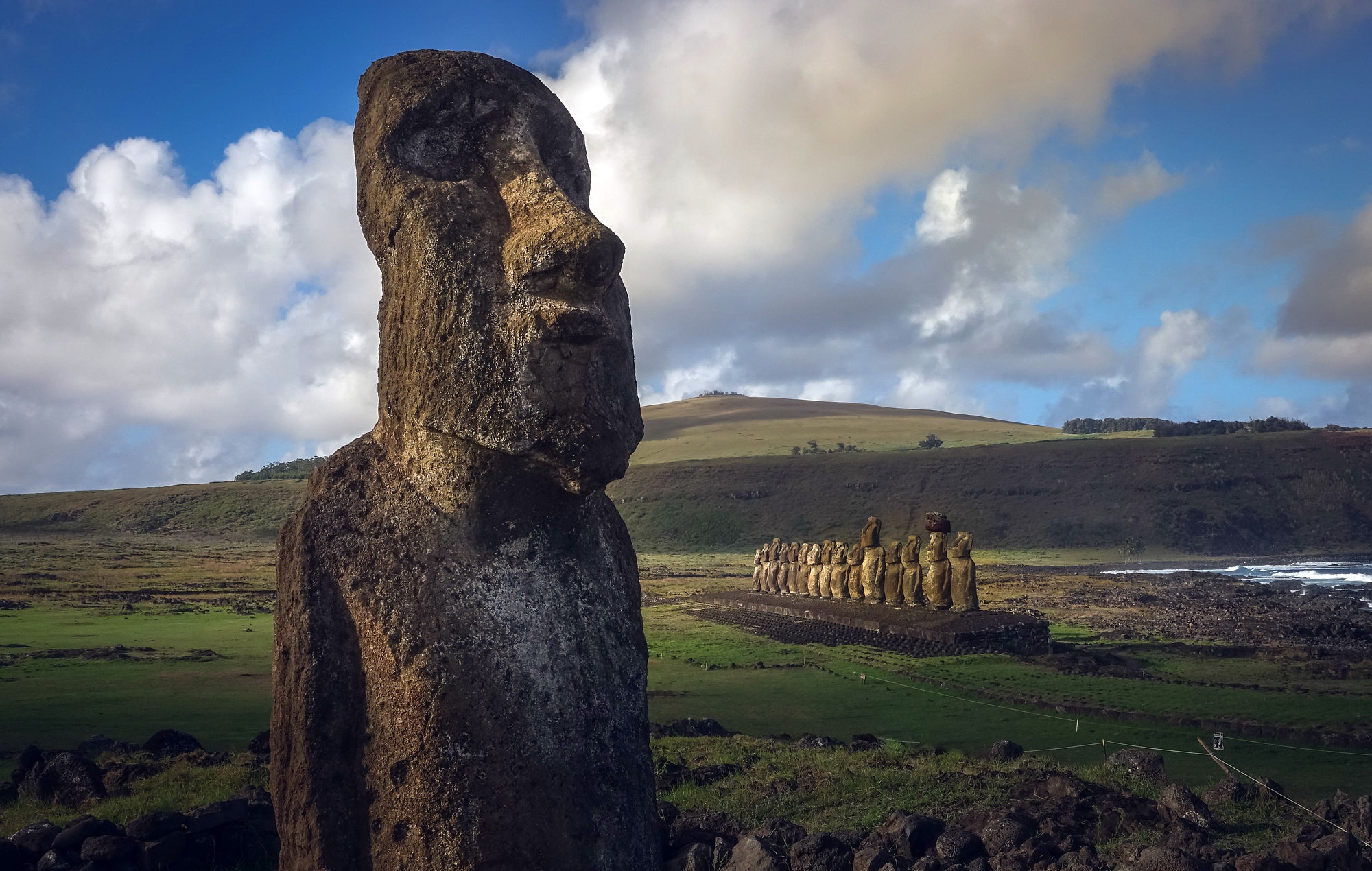 moai, man made, chile's protectorat, easter island, rapanui