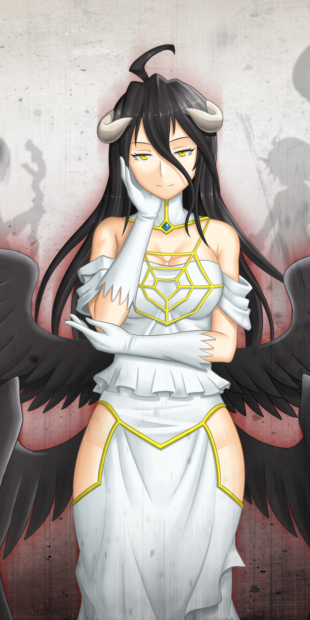 Download mobile wallpaper Anime, Overlord, Albedo (Overlord) for free.