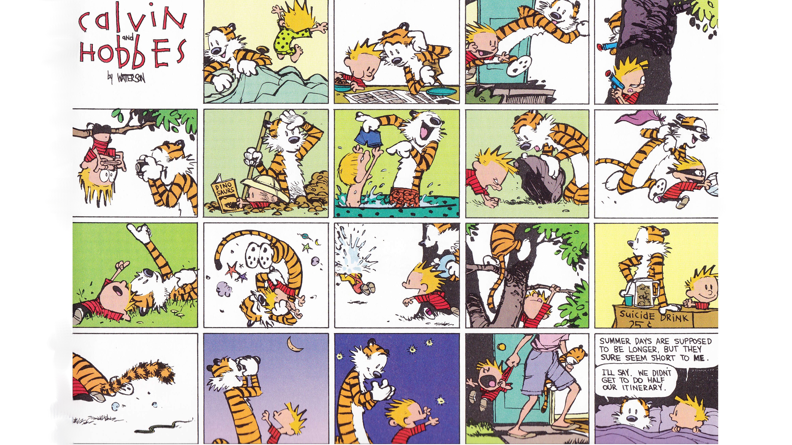 Handy-Wallpaper Calvin Und Hobbes, Calvin (Calvin & Hobbes), Hobbes (Calvin & Hobbes), Comics kostenlos herunterladen.