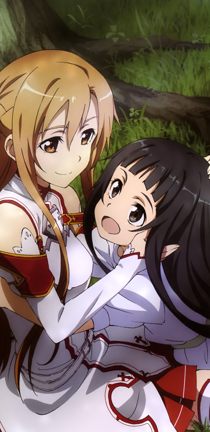 Baixar papel de parede para celular de Anime, Sword Art Online, Asuna Yuuki, Yui (Sword Art Online) gratuito.