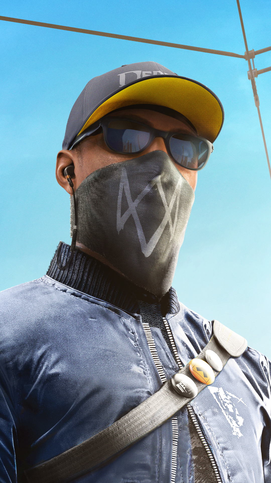 Download mobile wallpaper Watch Dogs, San Francisco, Video Game, Watch Dogs 2, Marcus Holloway for free.
