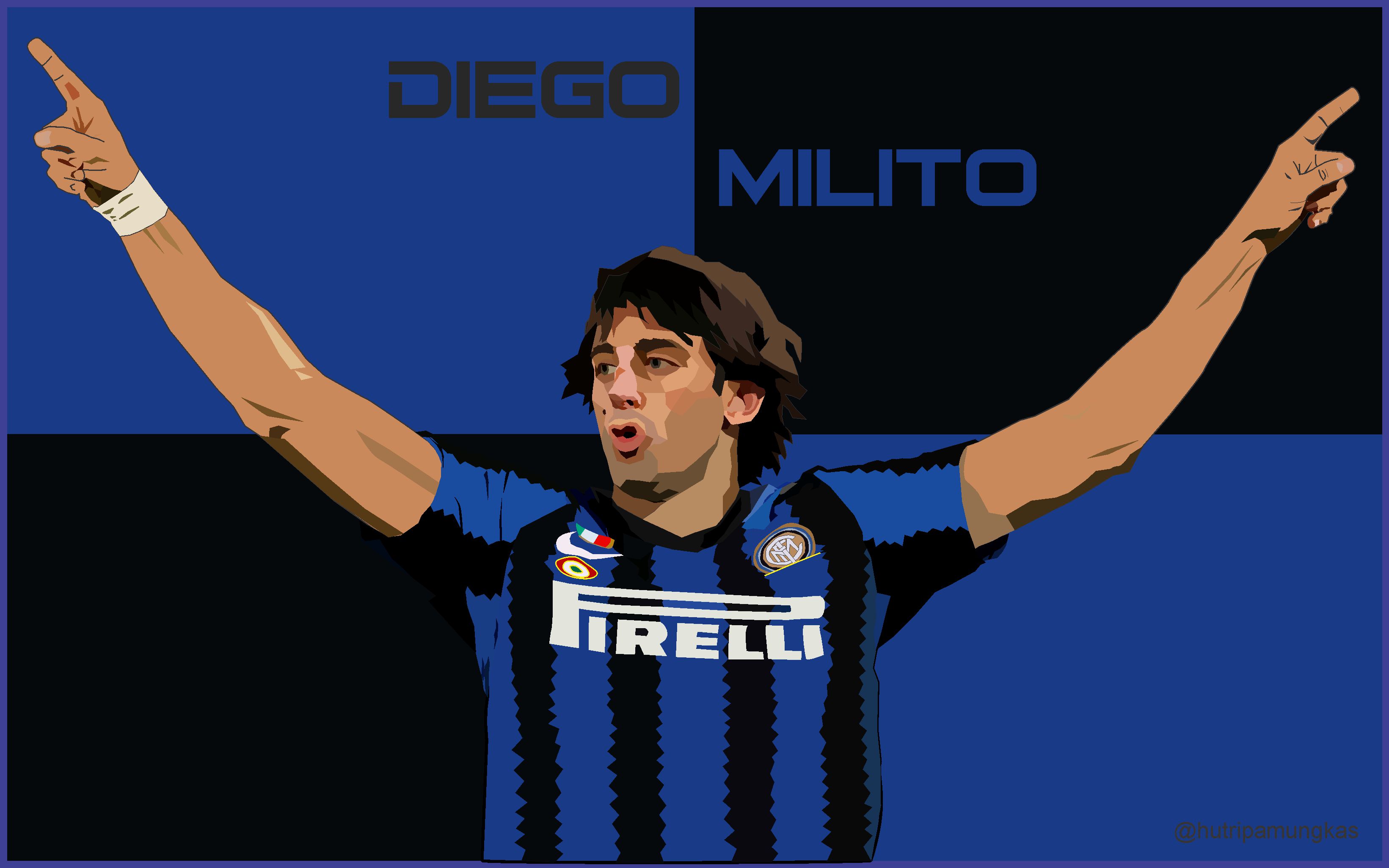 Die besten Diego Milito-Hintergründe für den Telefonbildschirm