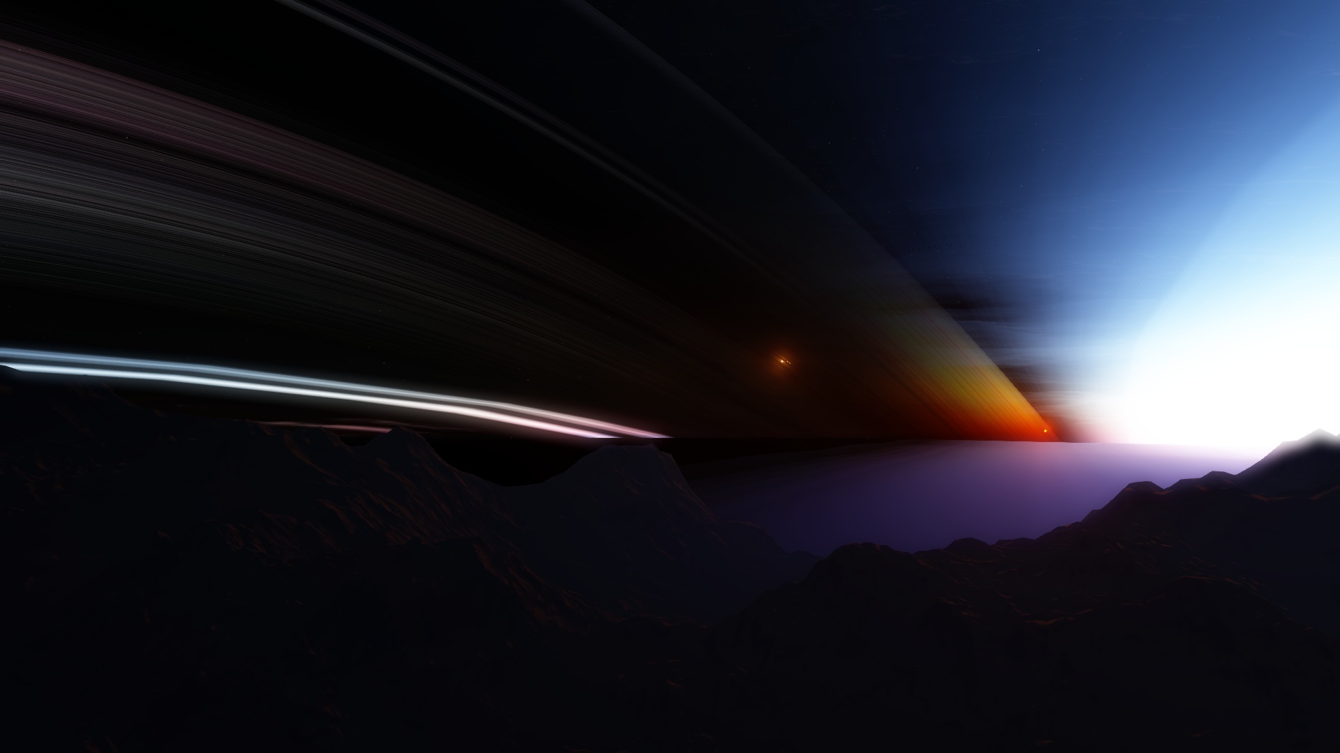 Download mobile wallpaper Horizon, Planet, Video Game, Space Engine for free.