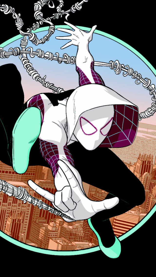 Handy-Wallpaper Comics, Spider Gwen kostenlos herunterladen.