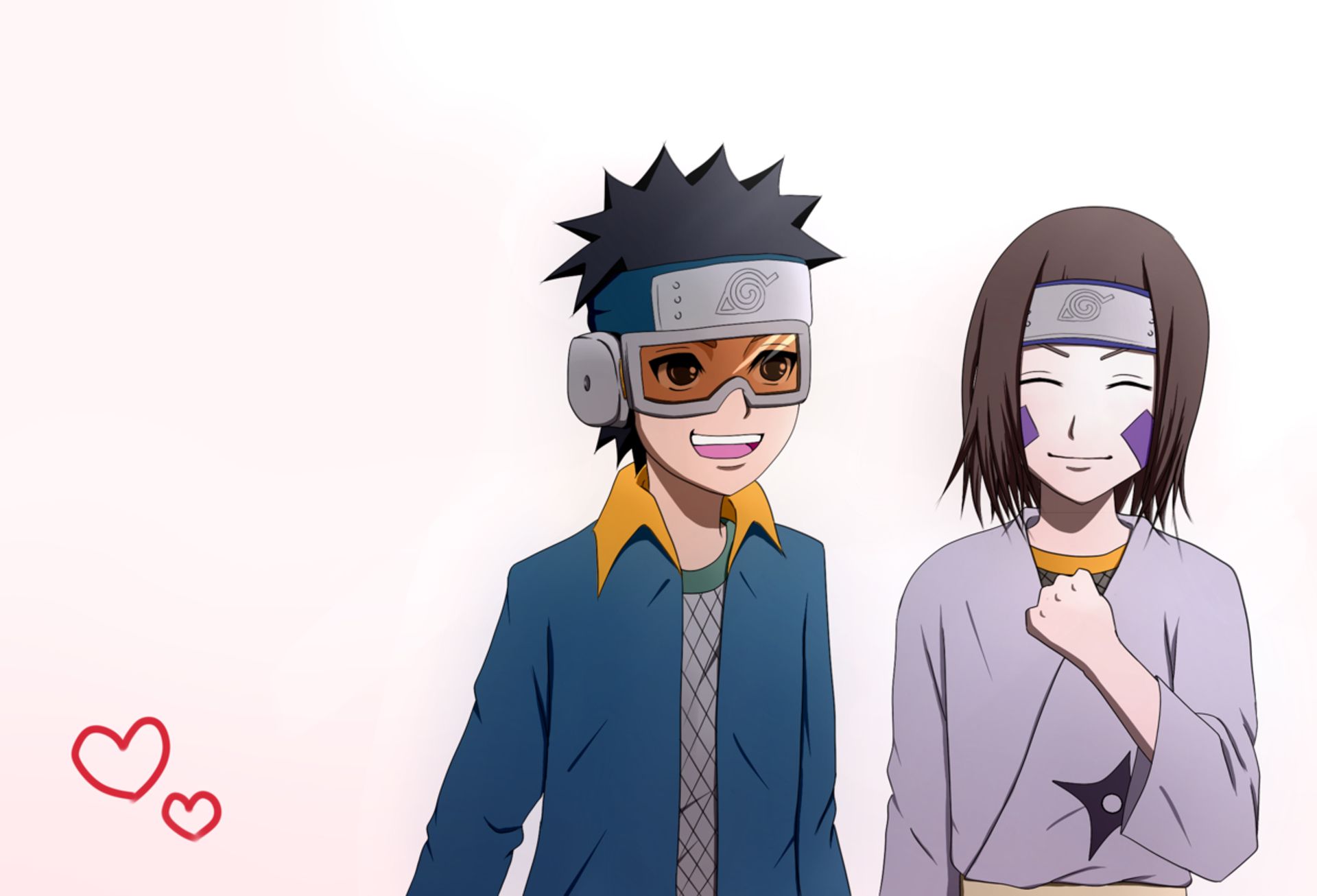 Téléchargez des papiers peints mobile Naruto, Animé, Rin Nohara, Obito Uchiwa gratuitement.