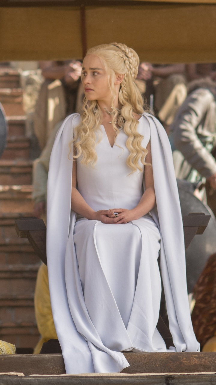 Download mobile wallpaper Game Of Thrones, Tv Show, Daenerys Targaryen, Emilia Clarke for free.