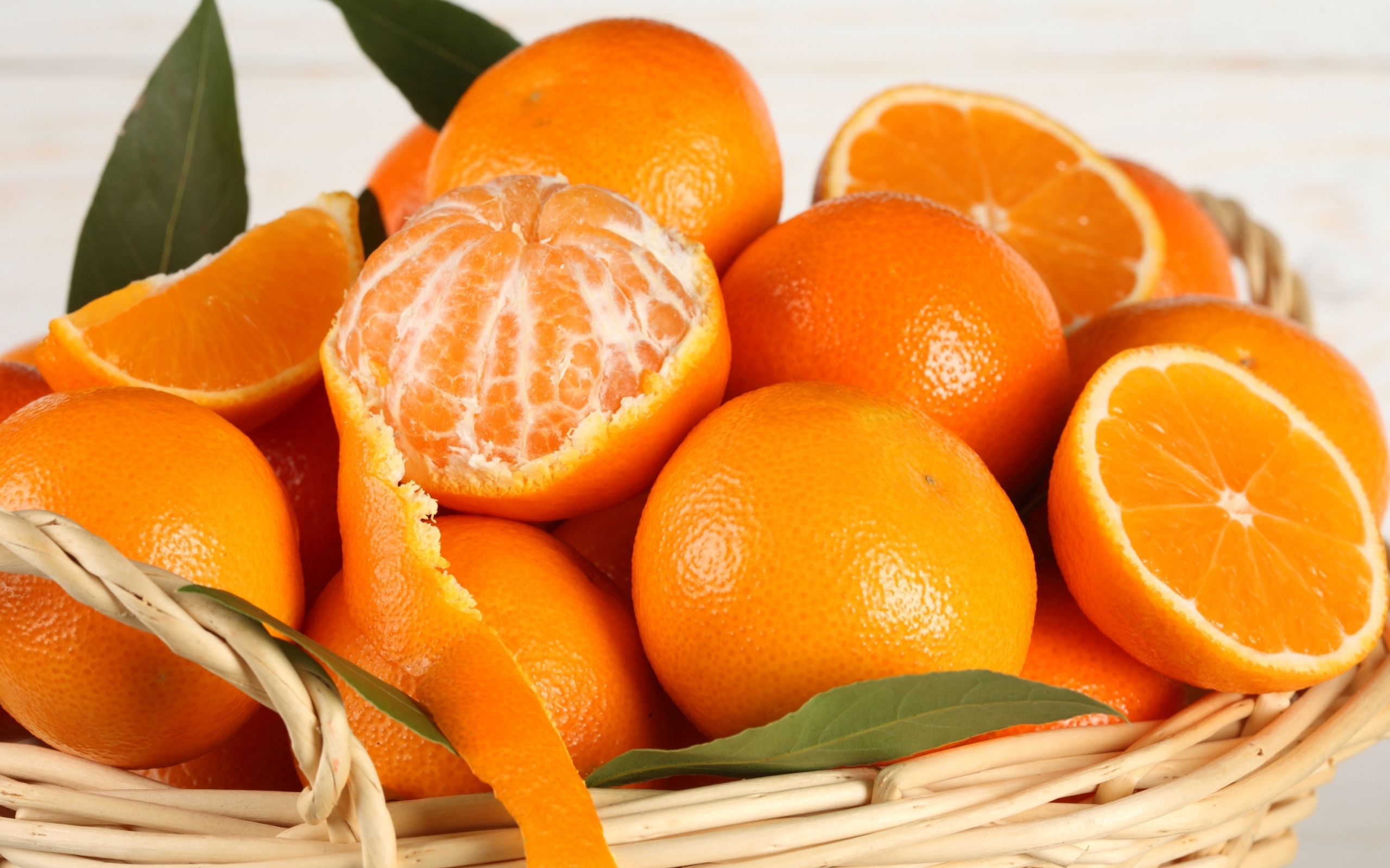 oranges, orange, fruits, food 4K