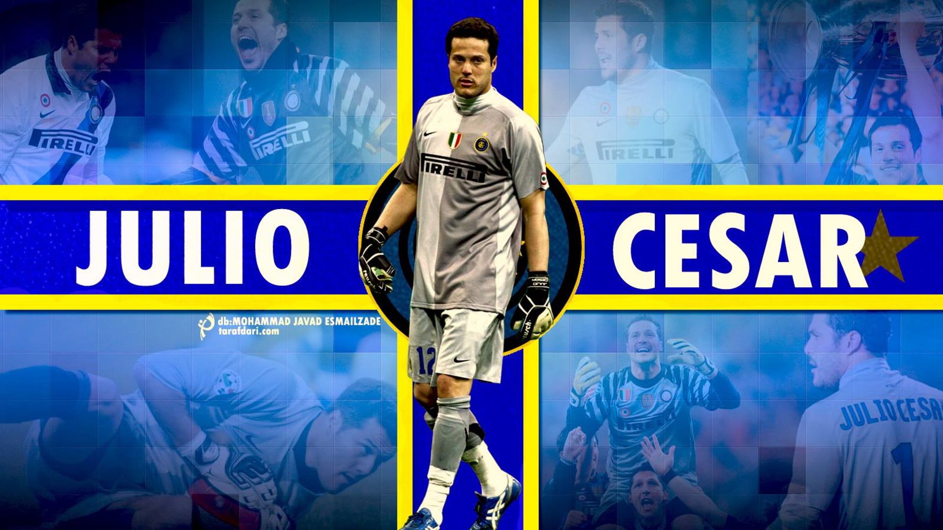 Free download wallpaper Sports, Inter Milan, Júlio César on your PC desktop