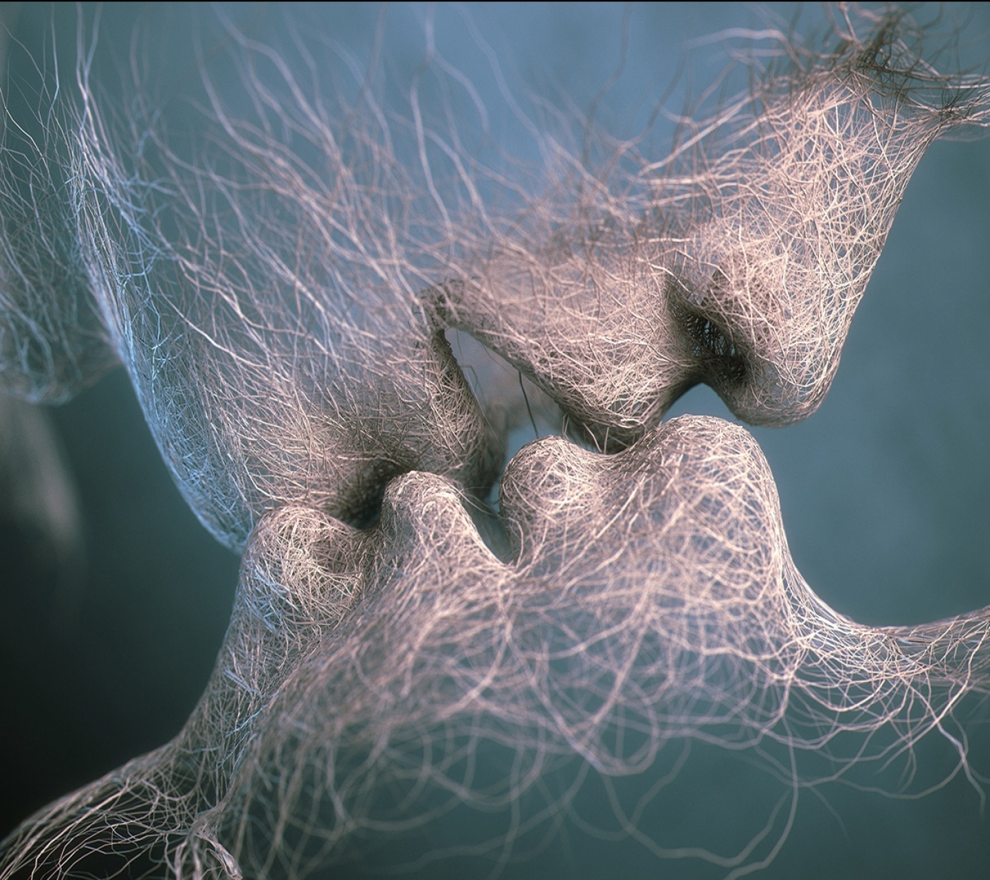 Free download wallpaper Love, Artistic, Kiss, Romantic on your PC desktop