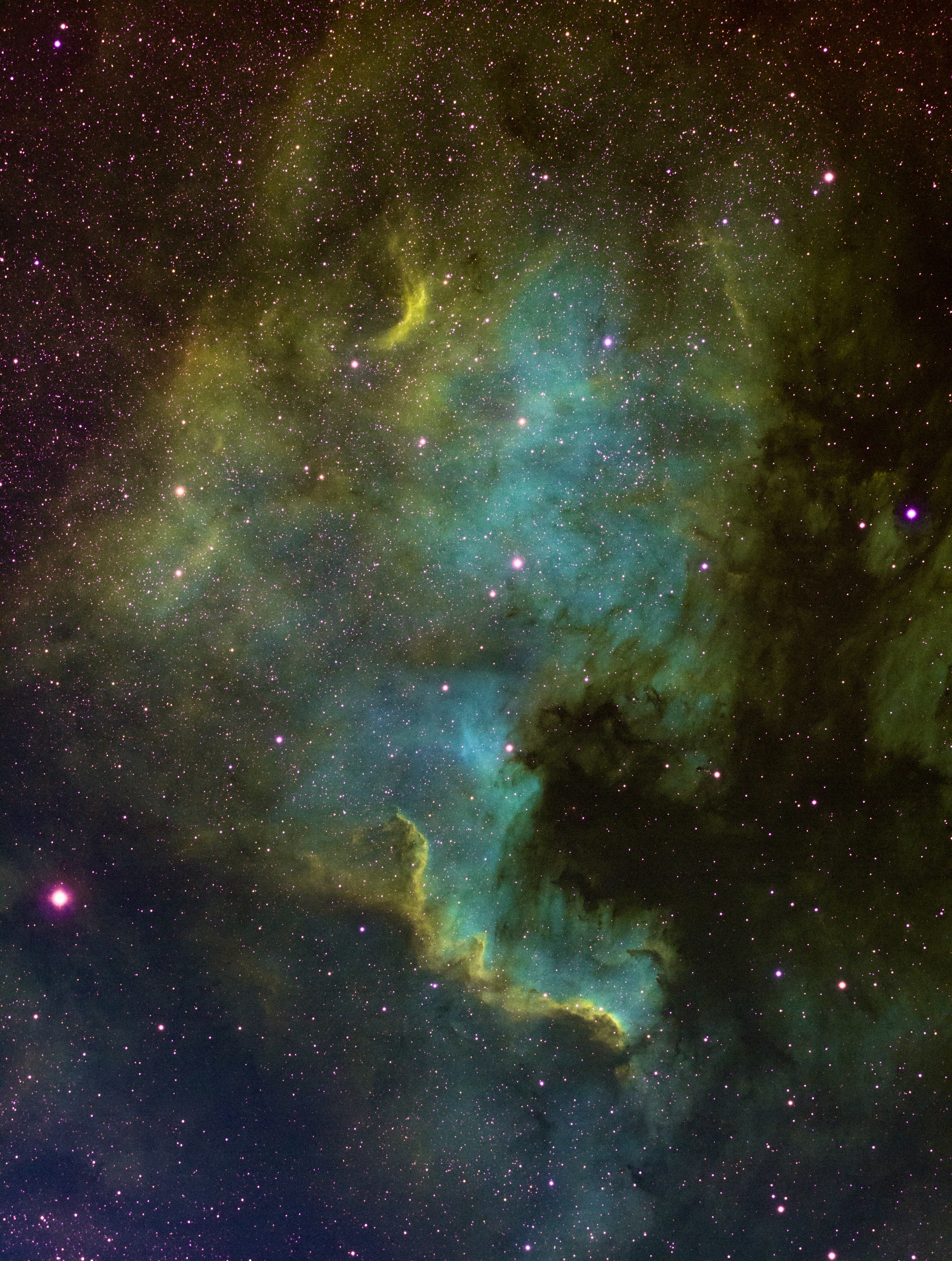 nebula, universe, stars Phone Background