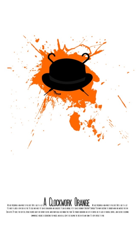 Download mobile wallpaper Movie, A Clockwork Orange for free.