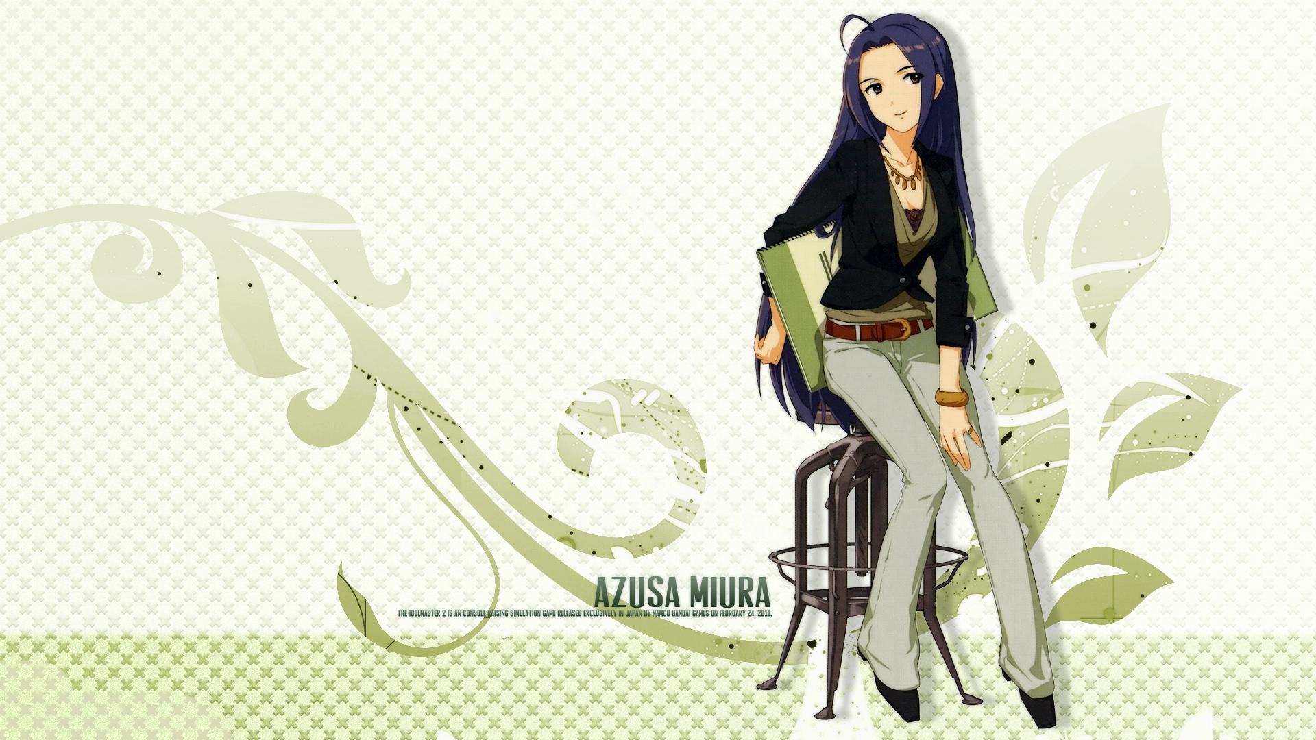 anime, the idolm@ster, azusa miura